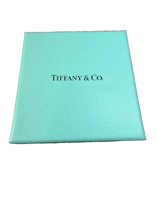 Authentic Tiffany & Co Blue Gift Box Empty With Insert Care Card Box Only 3"