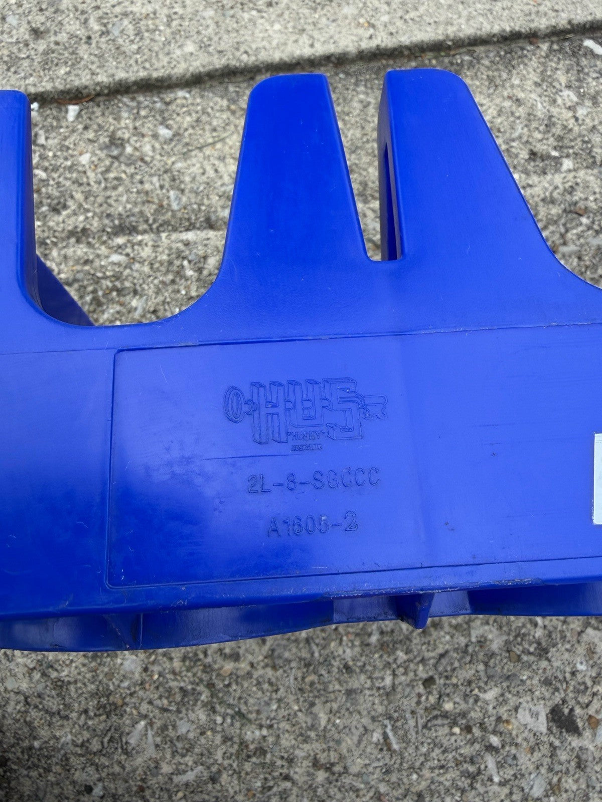 Vintage G&J Pepsi Cola Blue Plastic 2 Liter Soda Bottle Carrier Castle Crate