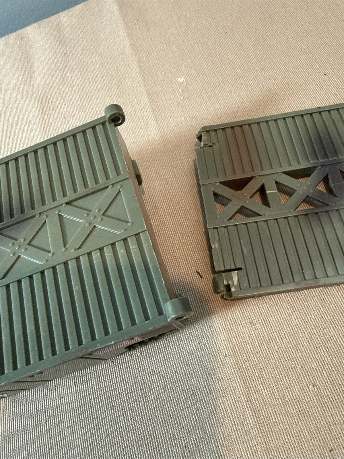 Vintage 1998 Boley Combat Zone Military Replacement Parts Lot Folding Bridge