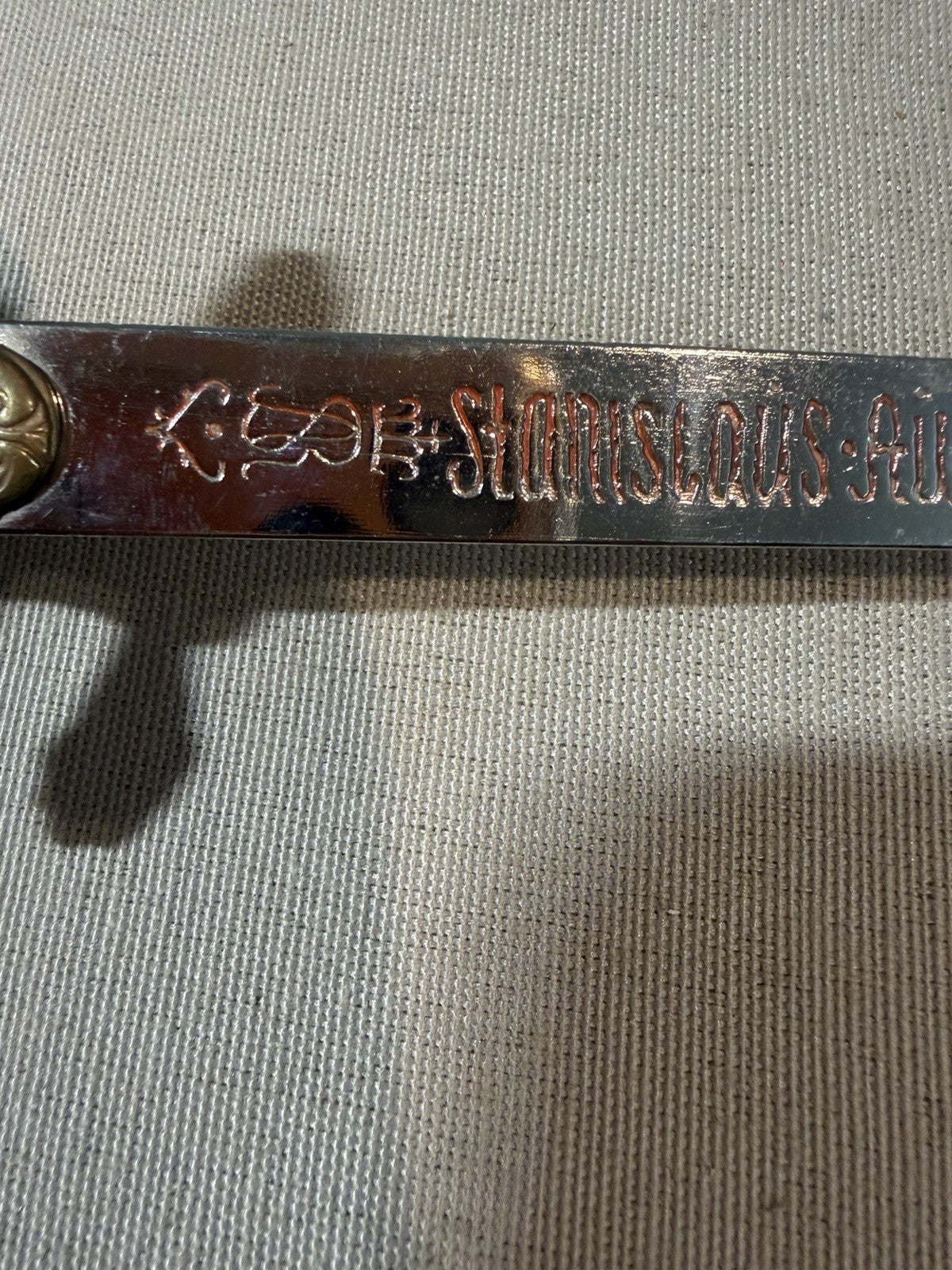 Vintage Stanislaus Augustus Rex 1764 Sword Letter Opener Souvenir Poland 9.5 Inc