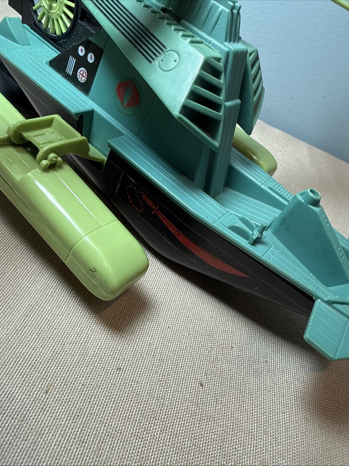 Vintage 1986 GI Joe Cobra Swampfire Vehicle Hasbro ARAH Original Incomplete