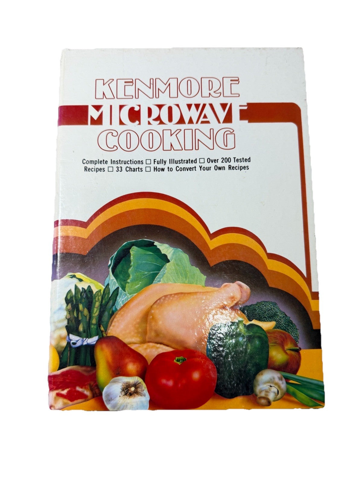 Vintage 1981  Sears Kenmore Microwave Cooking Cookbook Recipes