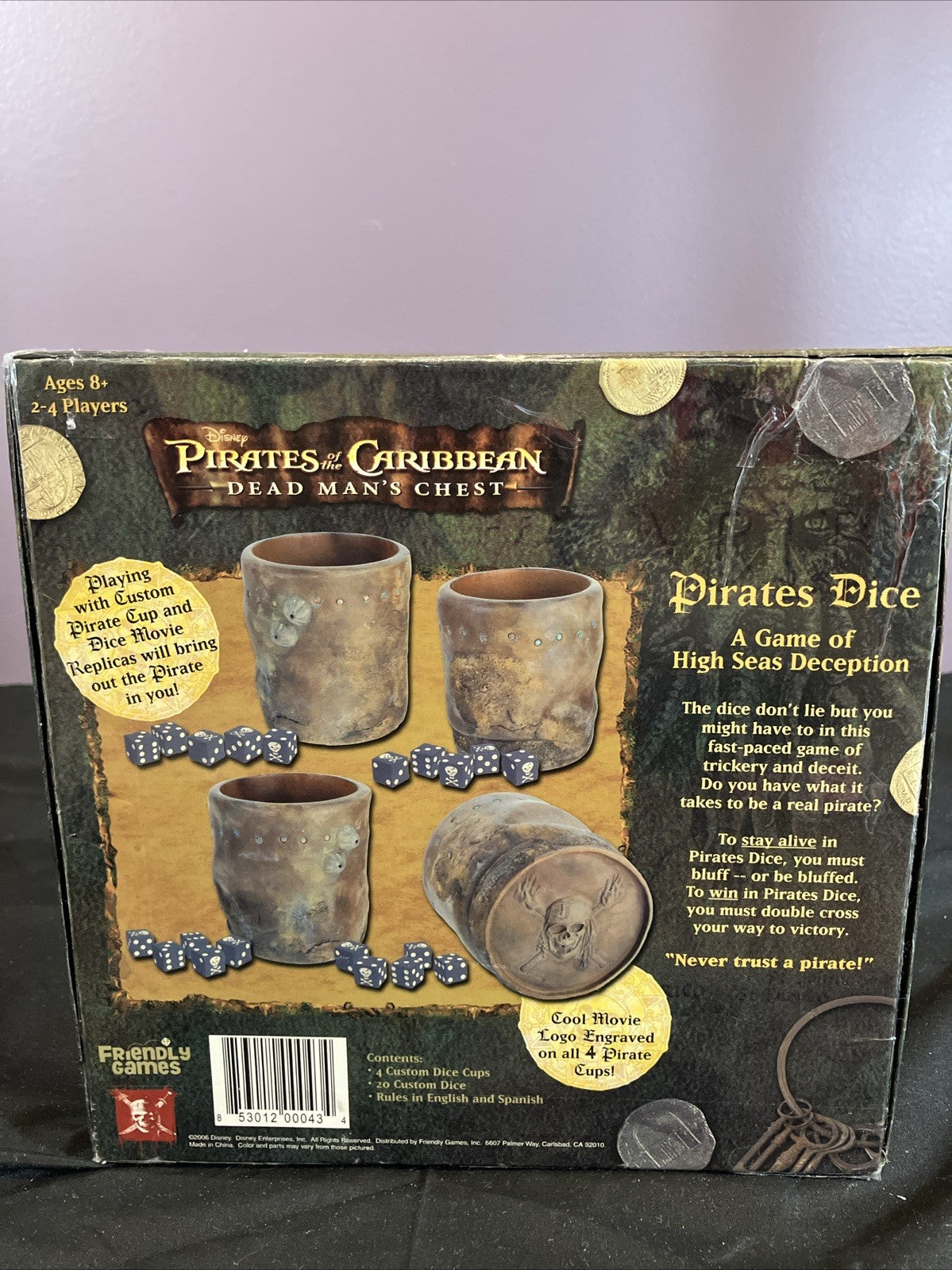 Pirates of the Caribbean Dice Game 2006 High Seas Deception