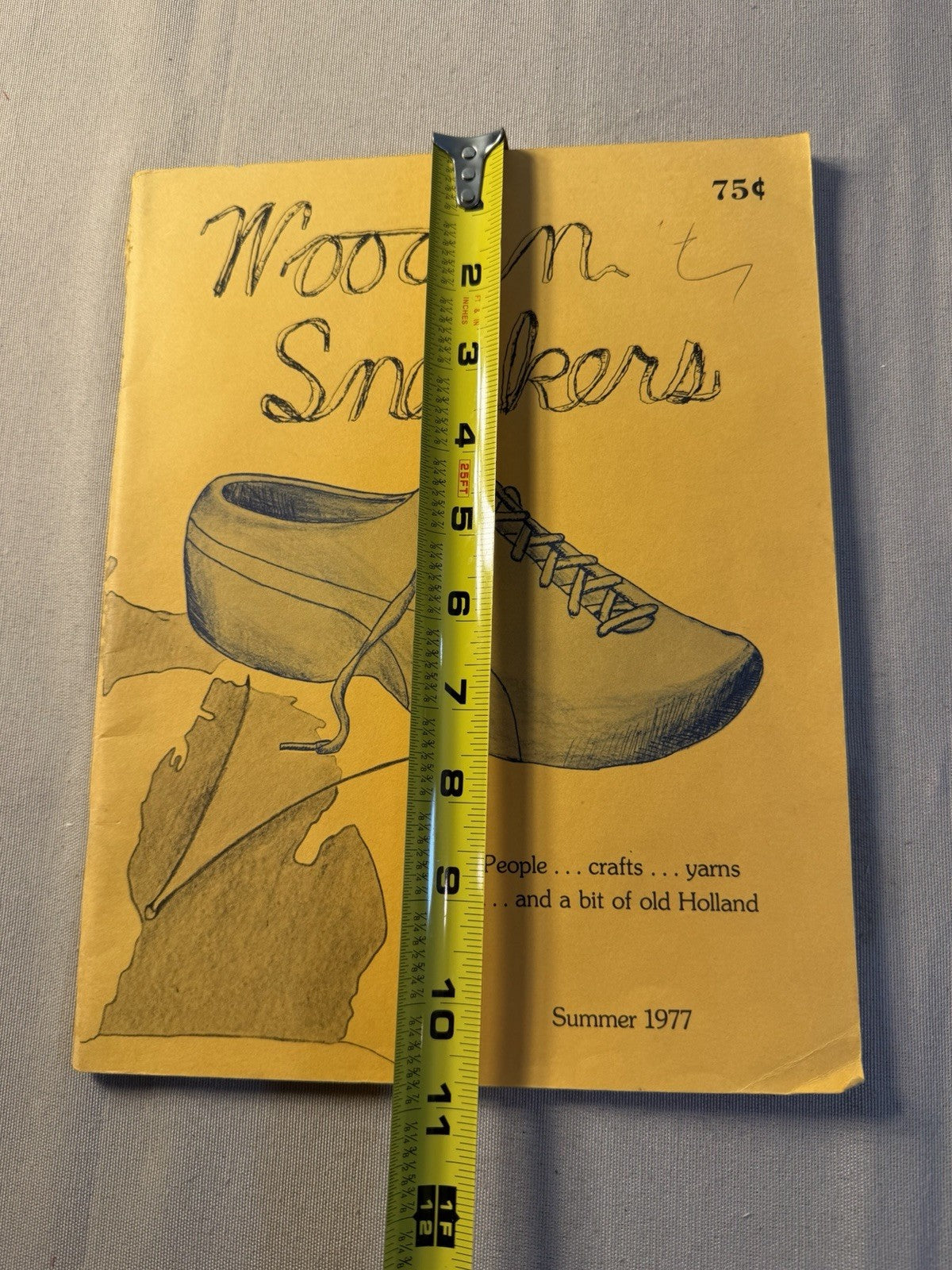 Vintage Wooden Sneakers Magazine Summer 1977 Hope College Student Publication