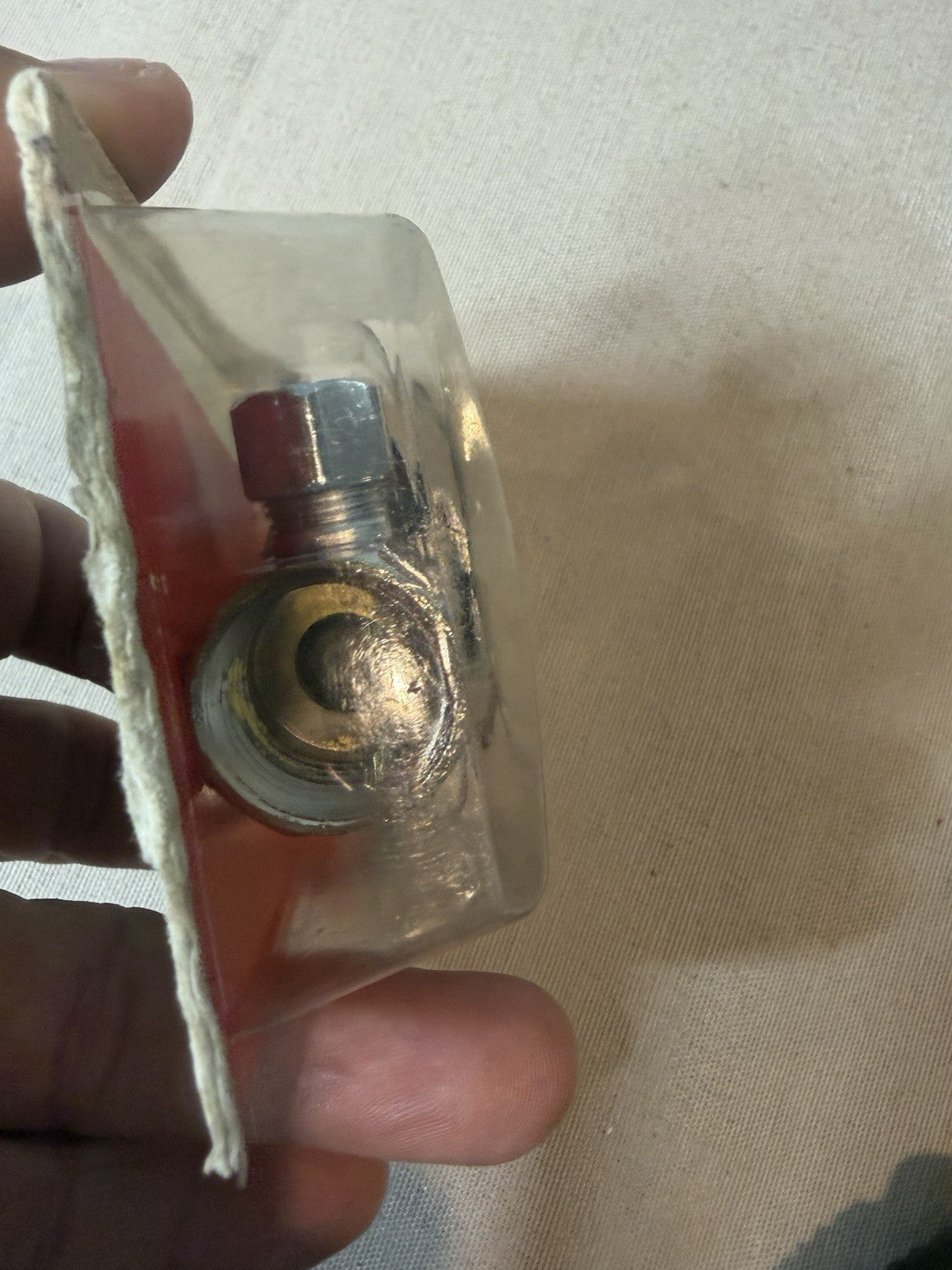 Vintage NOS Servistar SSR36561 Angle Shut Off Valve 1/2 FIP x 3/8 OD Plumbing