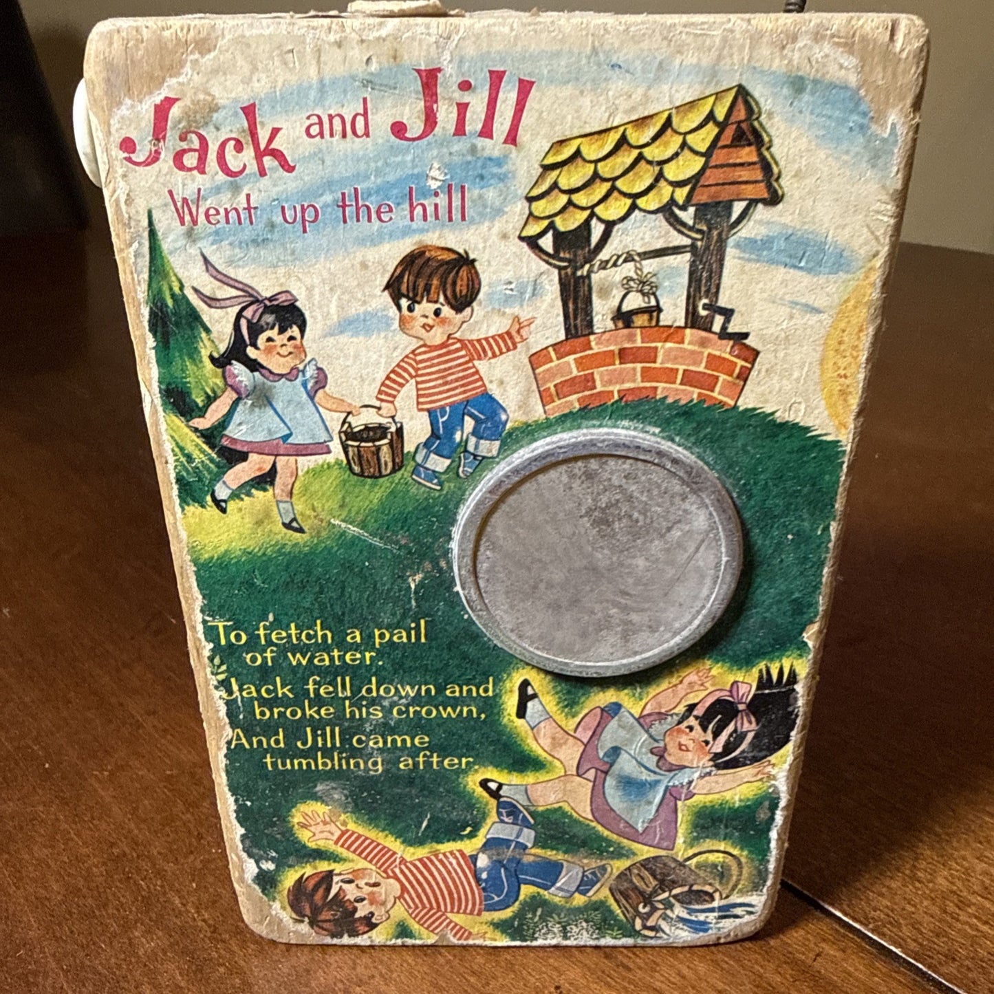 Vintage Lot of 2 Fisher Price Jack and Jill Music Box Radio & Pocket Radio WORKS