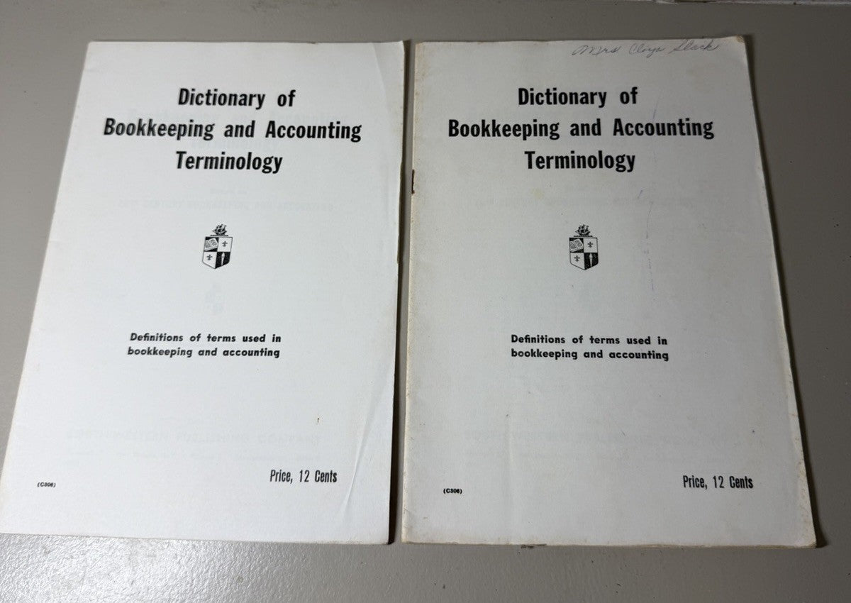 Vintage Accounting Booklets Lot 5 1957 1960 National Bookkeeping Entry Manuals