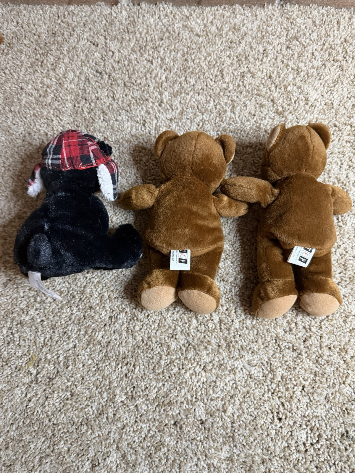 Plush Animals Lot 6 Bear Giraffe Cow Pig Kellytoy Wishpets Animal Alley Stuffed