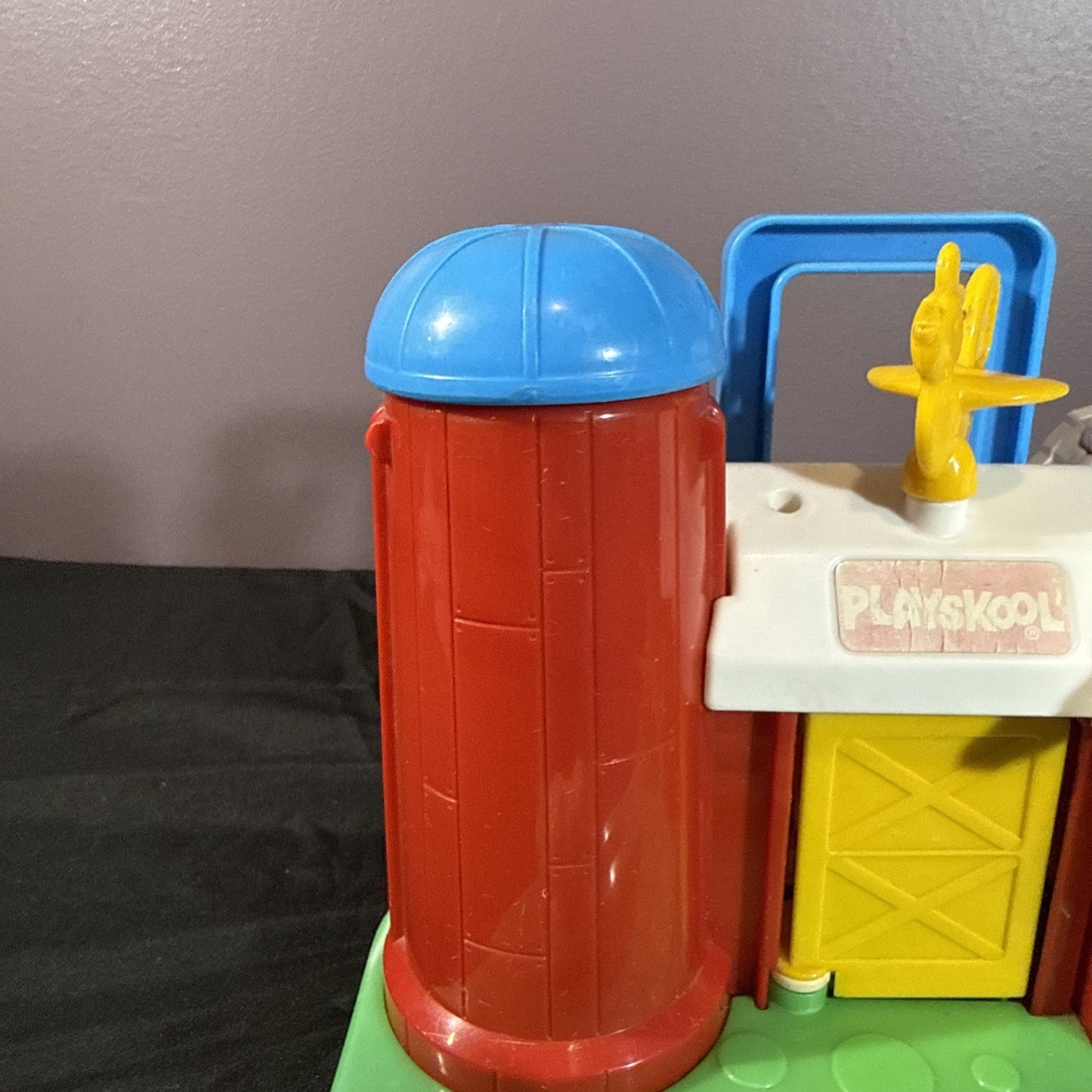 Vintage Playskool Activity Farm 1989 Pop Up Toy Take Along WORKS