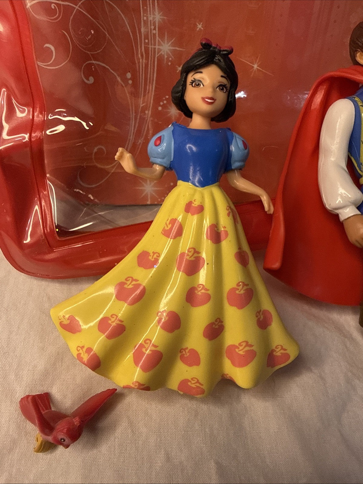 Disney Princess Snow White Deluxe Gift Set 2009 Figures Prince Horse Dwarfs