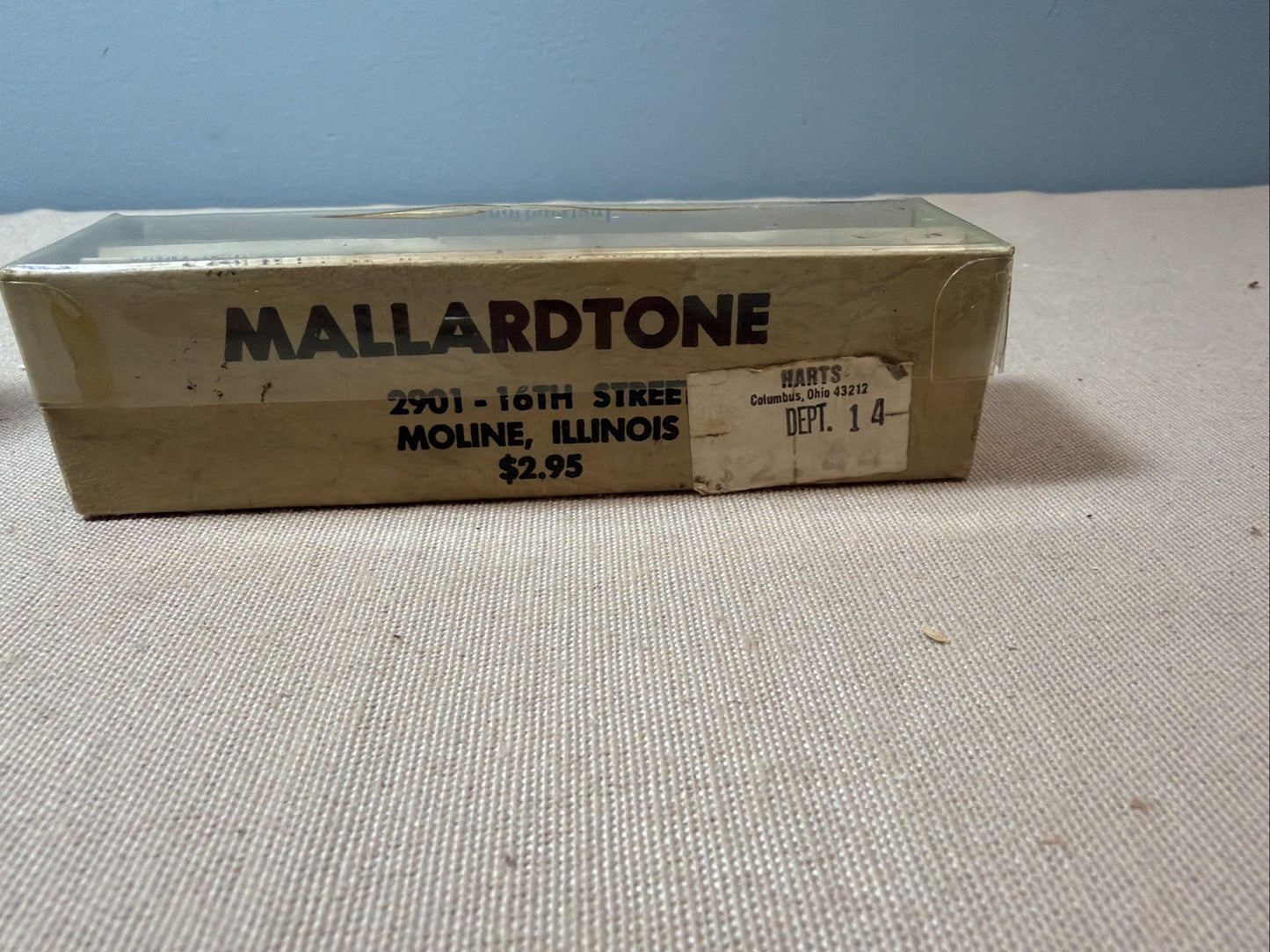 Vintage Mallardtone Wooden Crow Game Call Original Box Moline Illinois Hunting