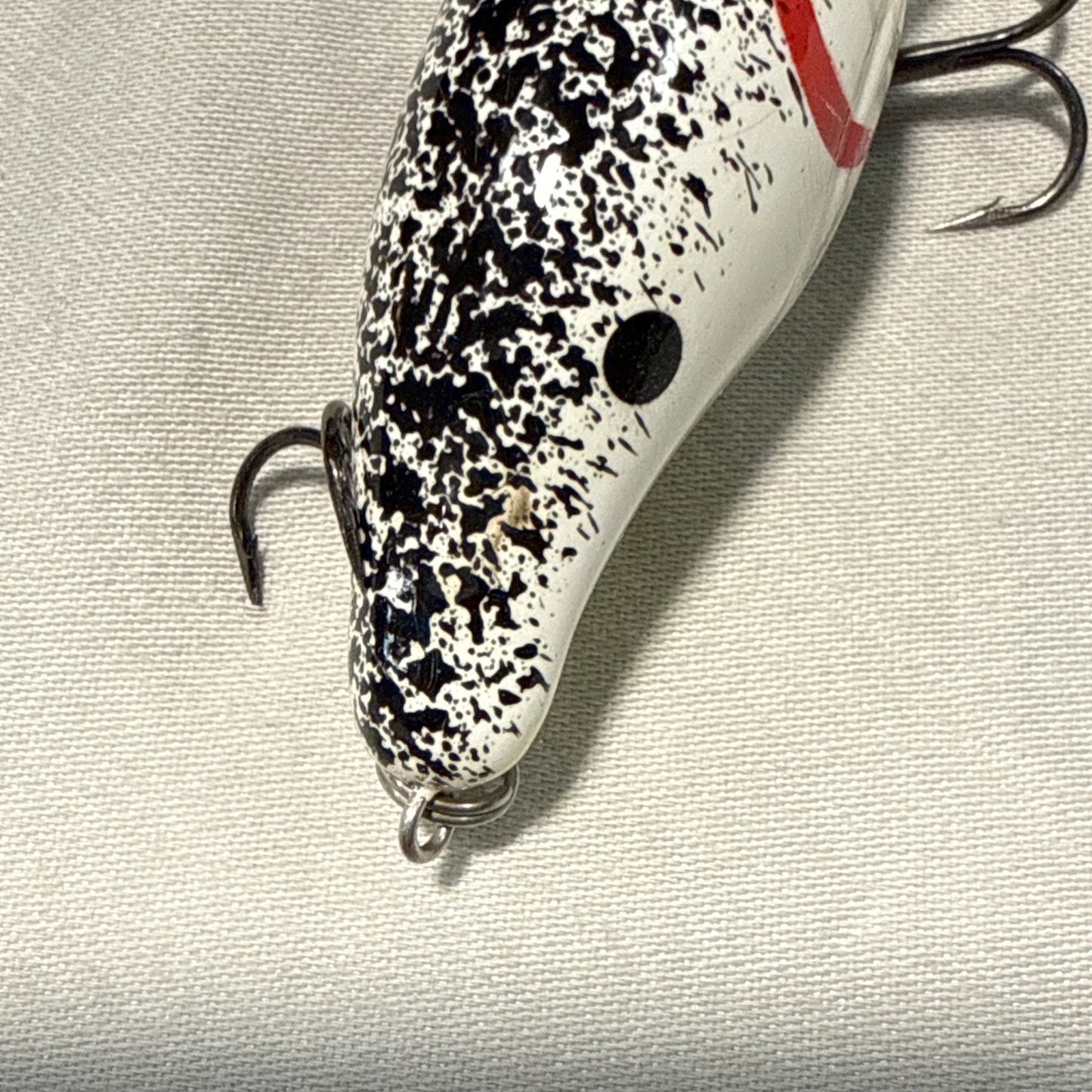Lot of 2 Vintage Crankbait Fishing Lures Silver Shad Crawdad Bass