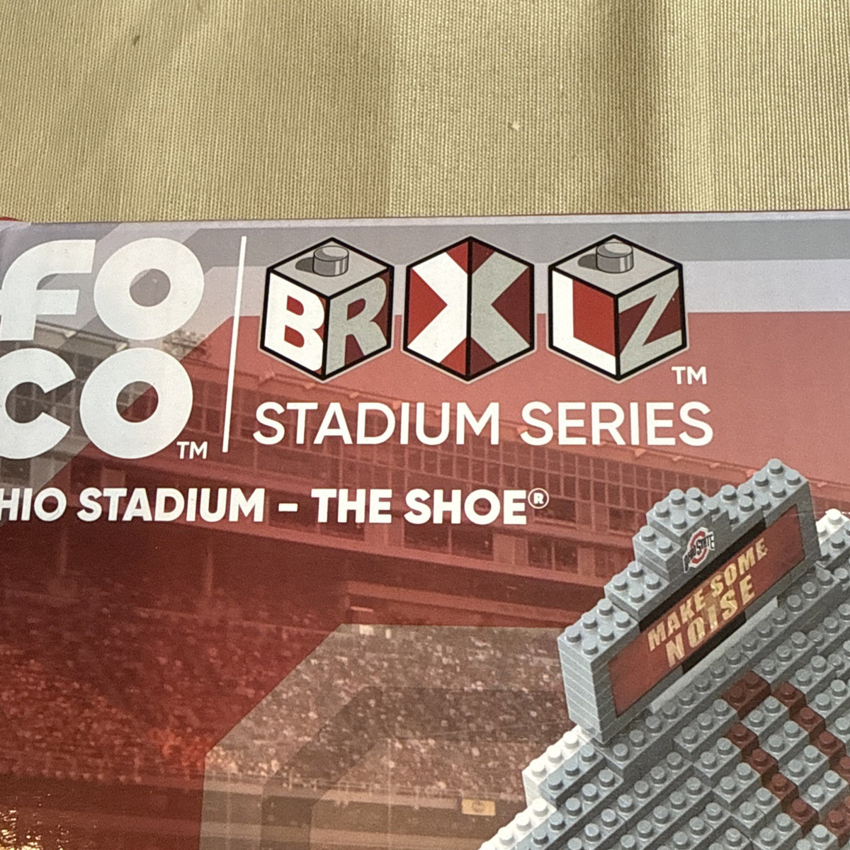 OHIO State Buckeyes BRXLZ Shoe Stadium Series 3D Construction Block Set 2926