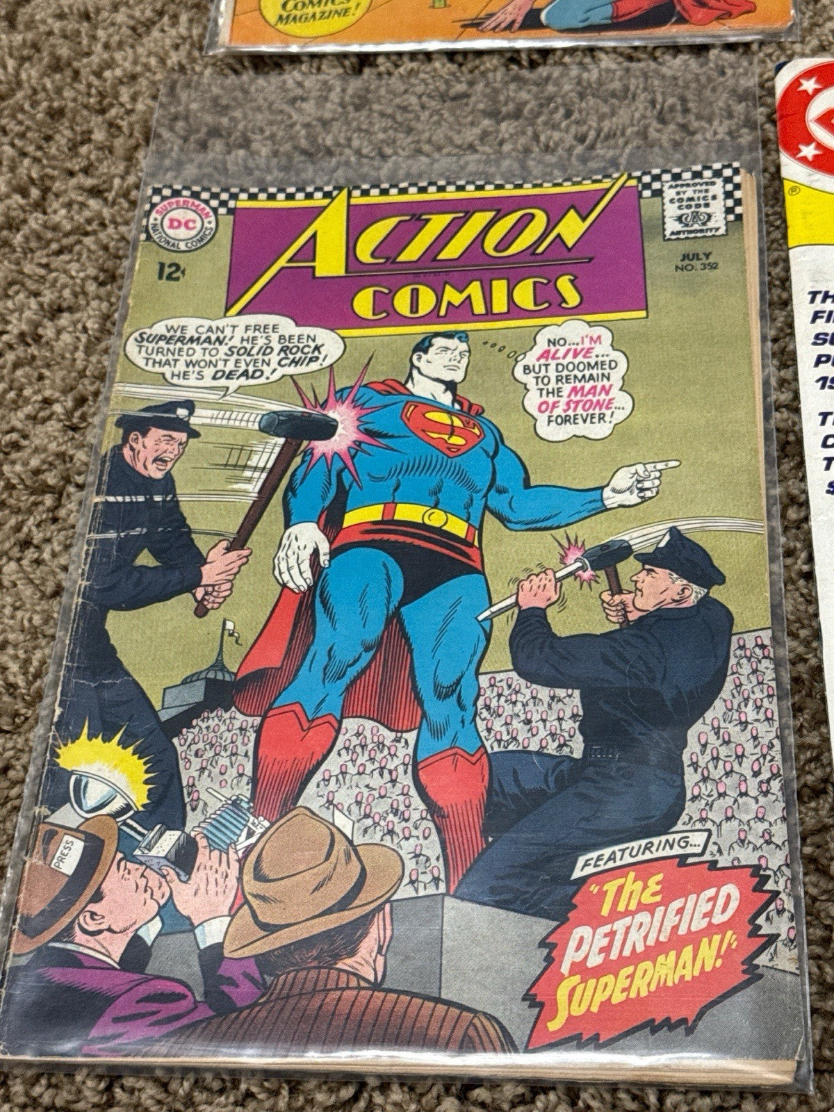 Vintage Superman DC Comics Lot Of 6 Silver Bronze Modern 195 204 352 439 C-61 75