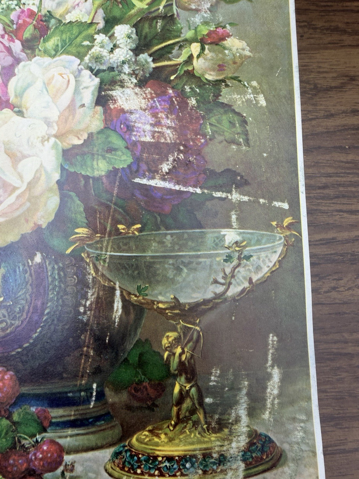 Lot of 6 Vintage Art Lithograph Prints 8x10 Van Gogh Hicks Peonies Floral Craft