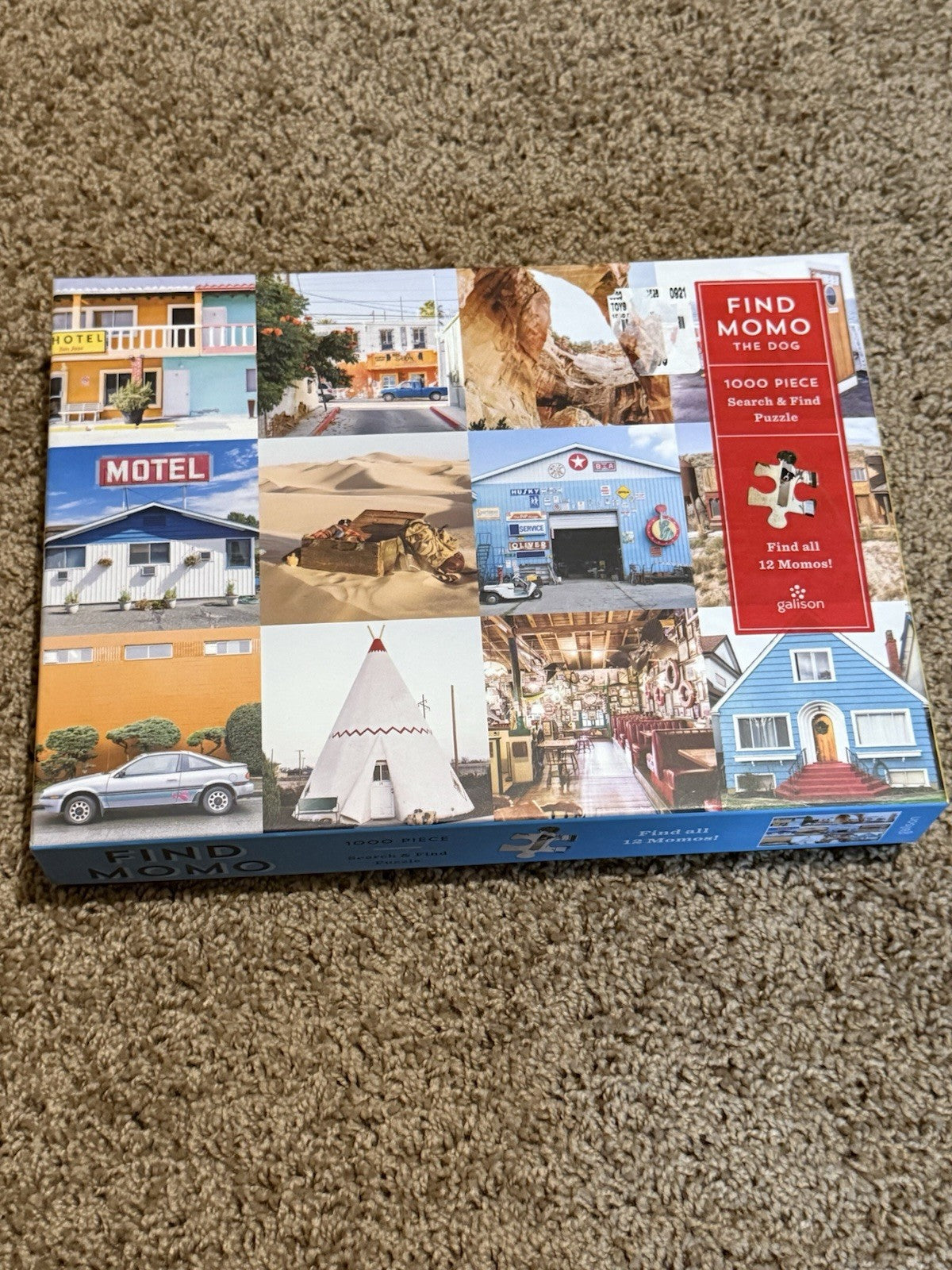 Hidden Object Puzzle Lot Find Momo & June’s Journey Puzzle Ceaco 1000 Piece