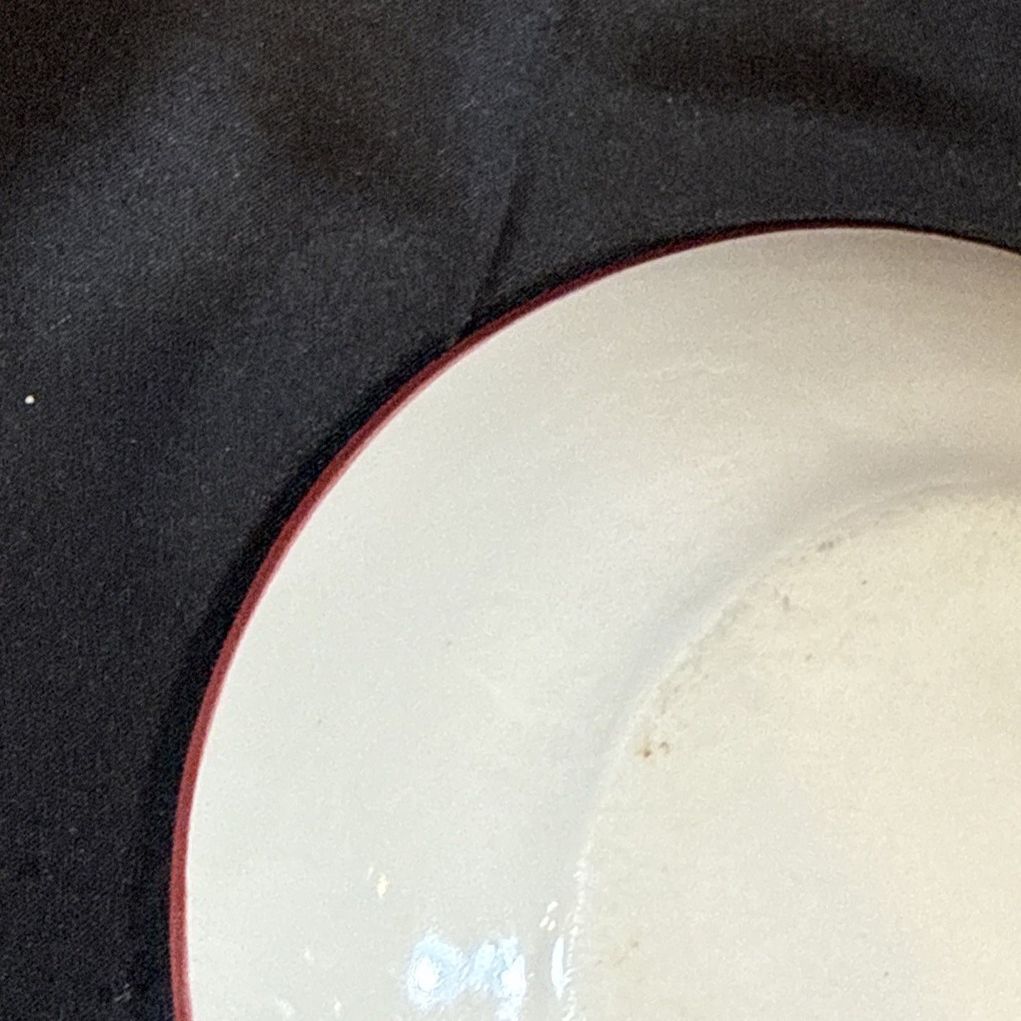 Hartstone Pottery Lot 13” Pasta Serving Bowl And Side Plate Apple Design