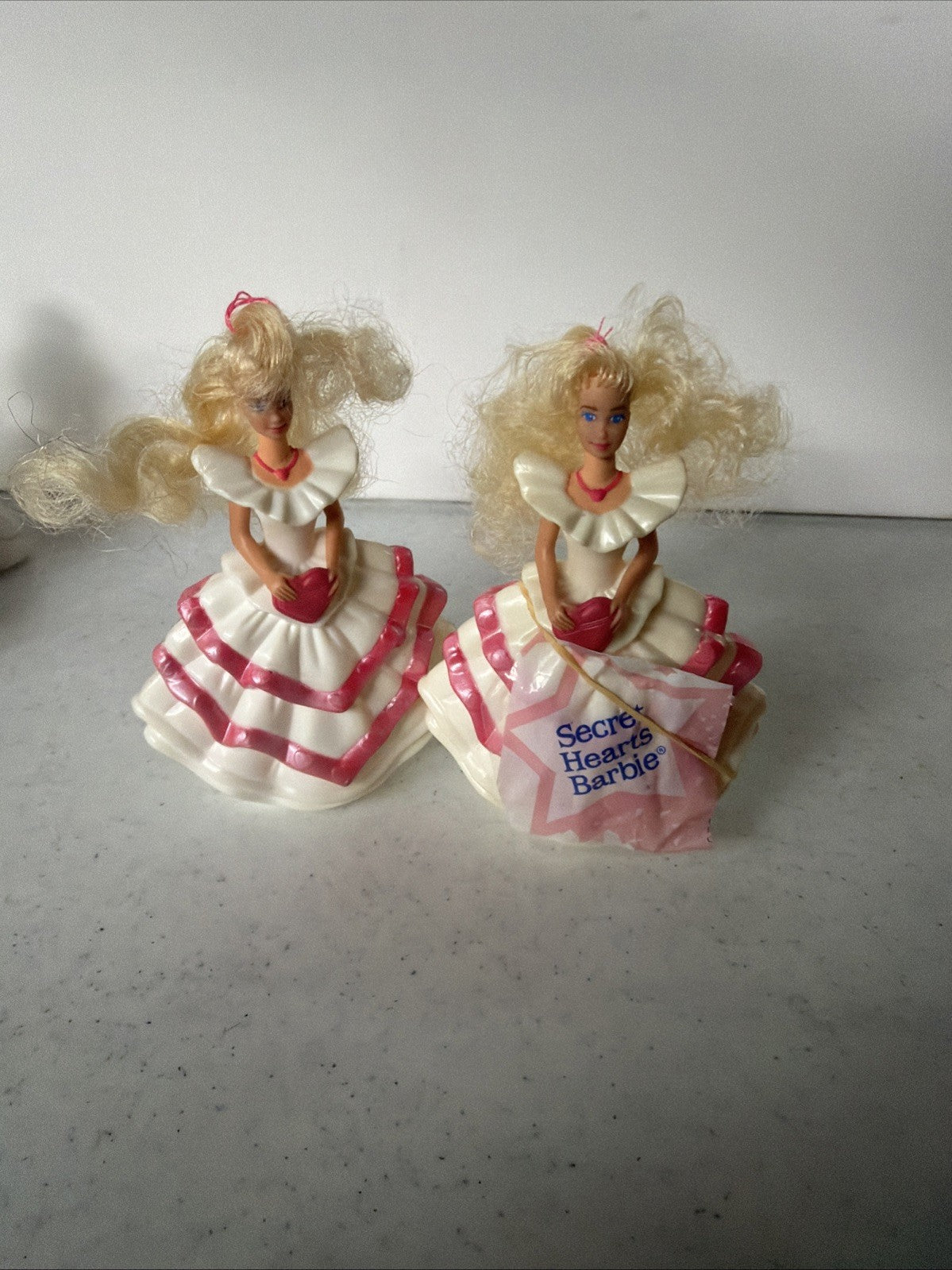 Vintage 1990s McDonald's Barbie Happy Meal Figures Secret Hearts Midge 12pc Lot