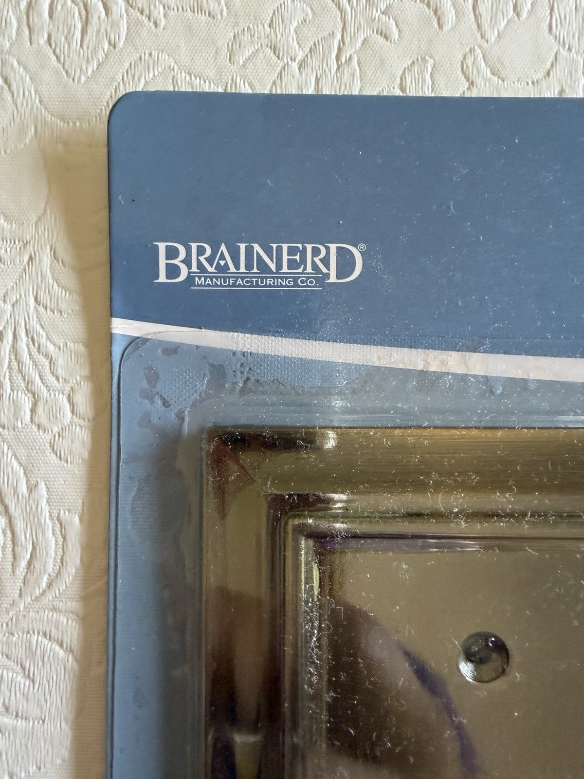 Brainerd Quad Switch Wall Plate Antique Bronze 4 Gang Toggle Cover New Sealed