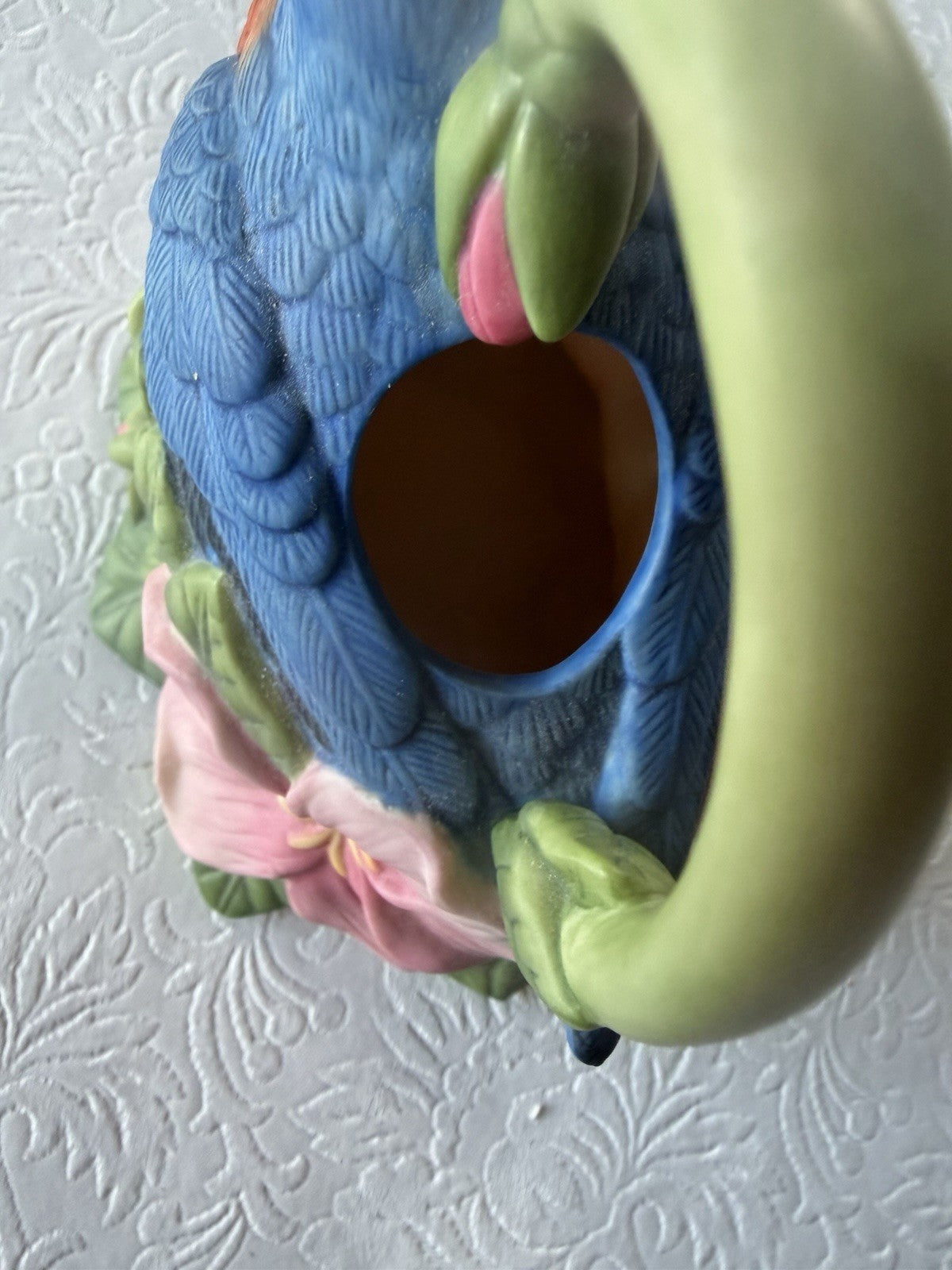 Lenox Summer Greetings Blue Bird Creamer Catherine McClung Porcelain Pitcher