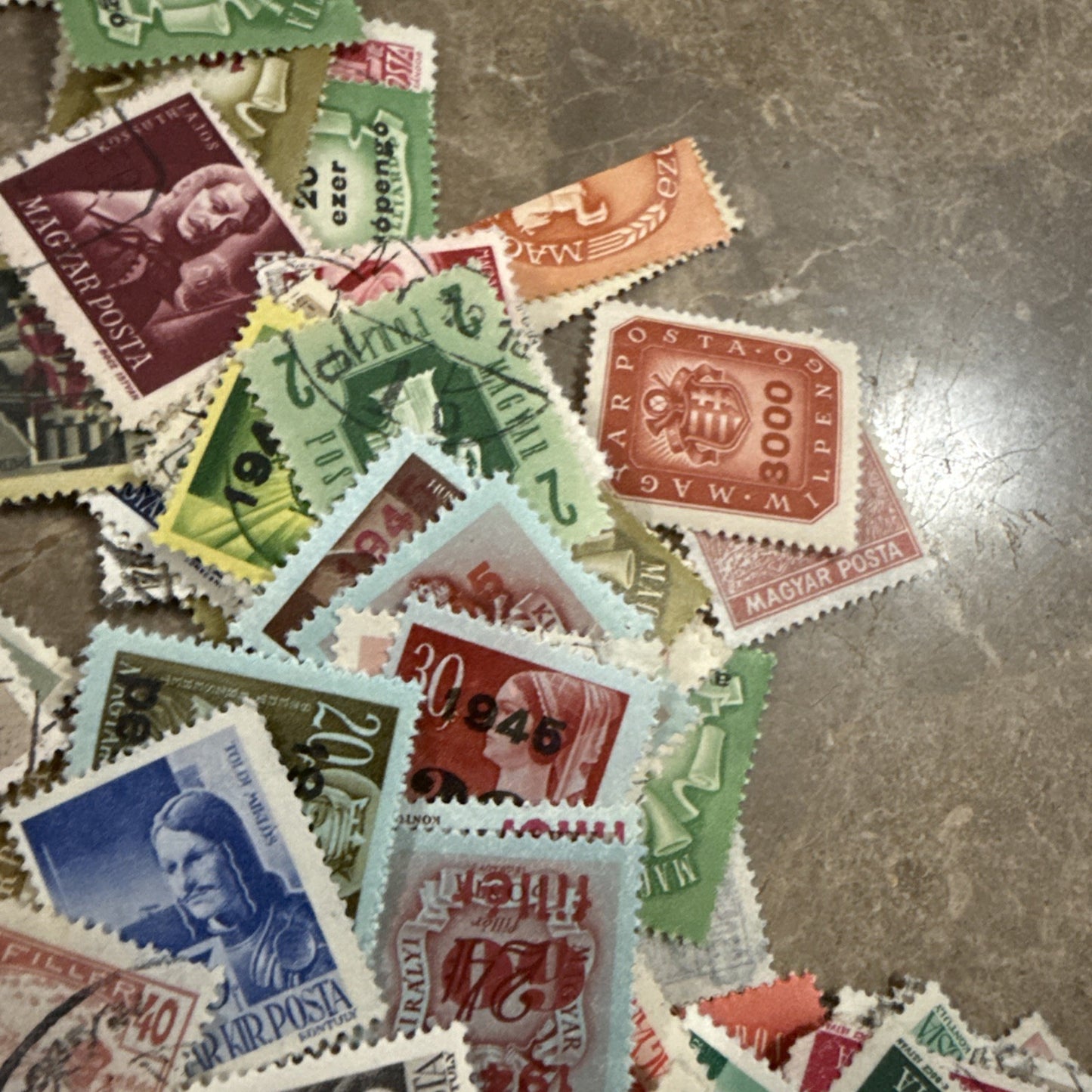 Vintage 1948 The Adventurer Stamp Album Around the World with Stamps Lot