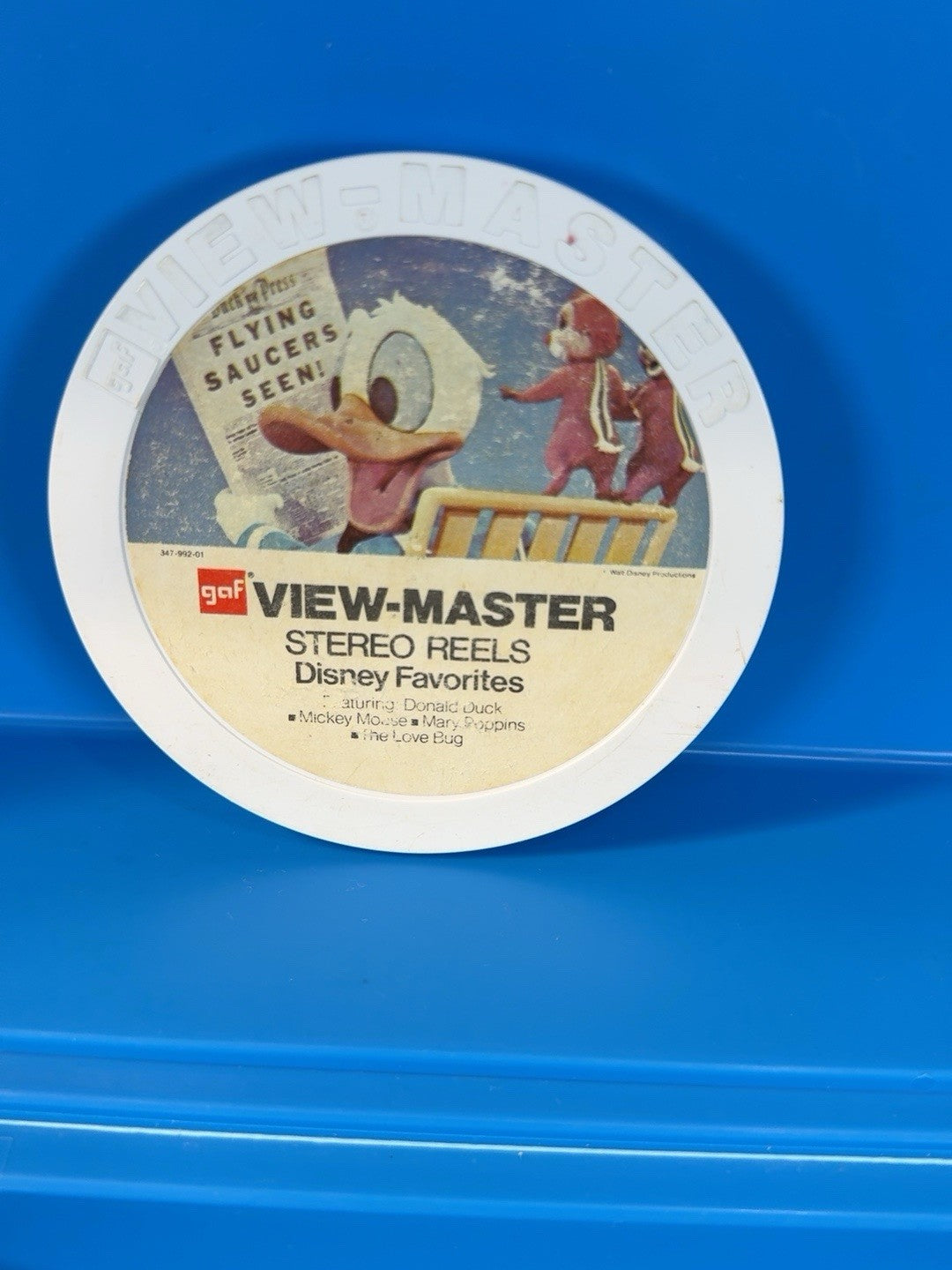 Vintage View Master Blue Collector’s Case 3 Red View Master 3D & 39 Reels