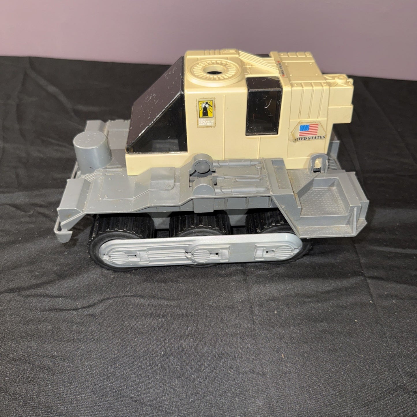 Vintage GI Joe Thunderclap Vehicle 1989 Hasbro with Figure Incomplete