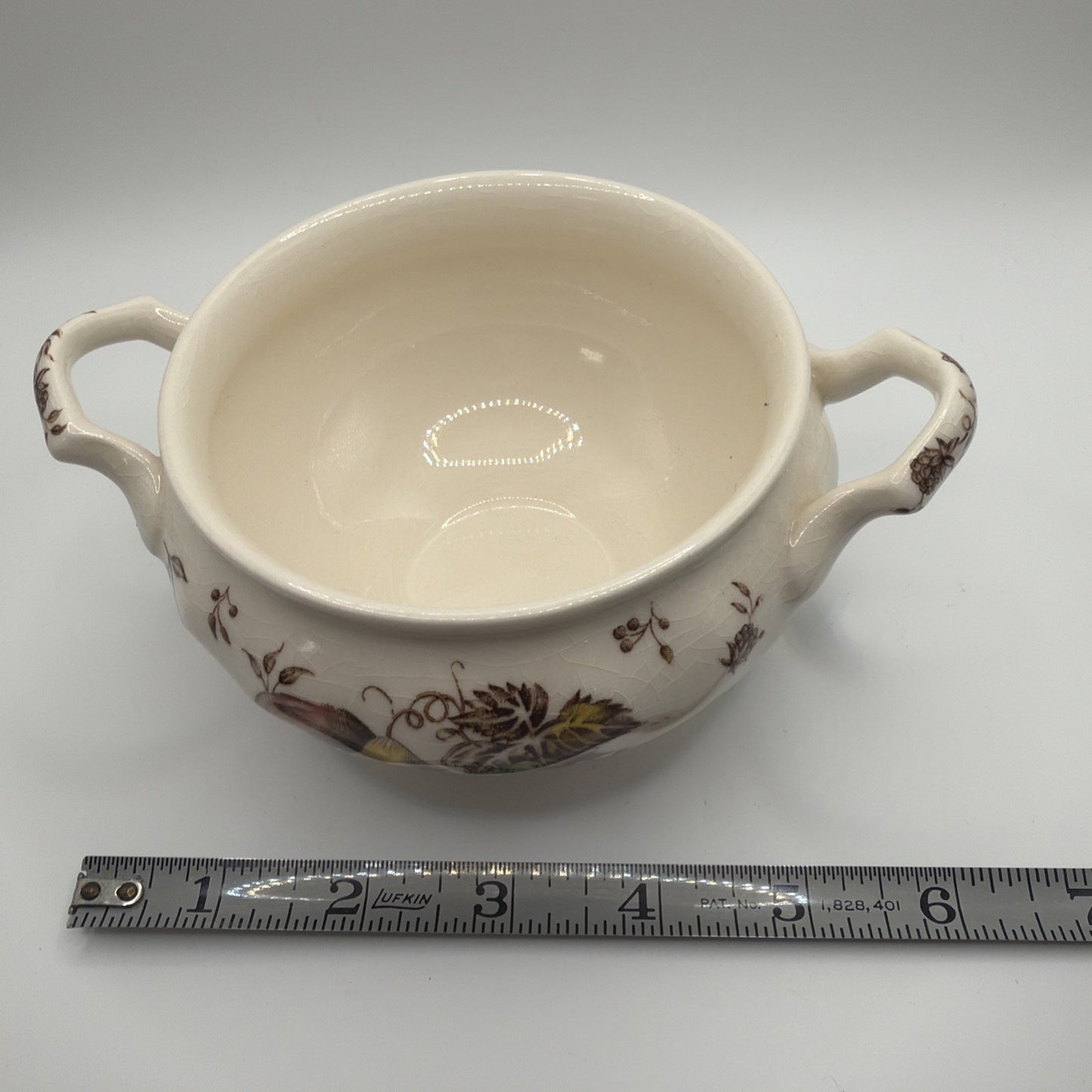 Johnson Brothers Autumn Delight Ironstone Creamer Sugar Bowl England