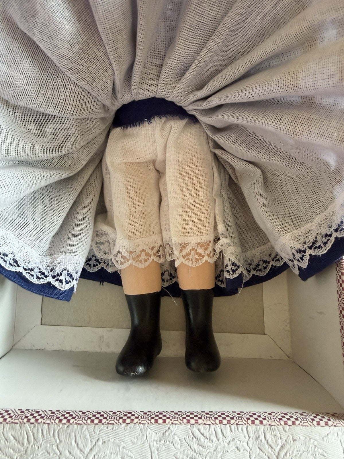 Vintage Kasia Poland Folk Art Doll Rzeszow Traditional Costume Boxed 8.5"