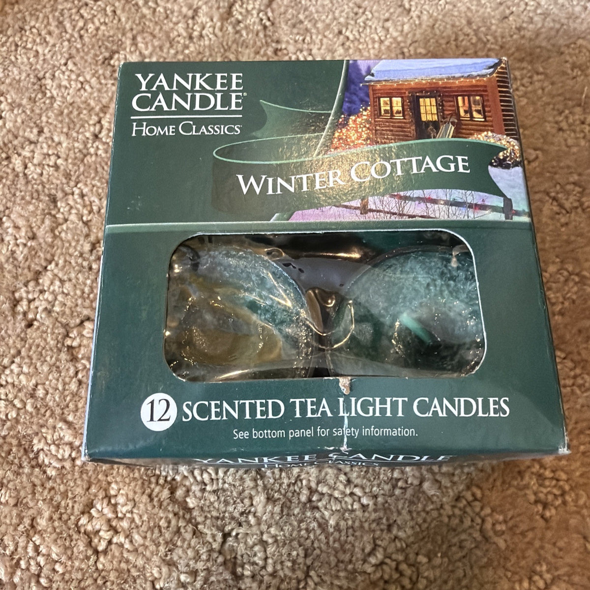 Yankee Candle Holiday Lot Mistletoe Winter Cottage Wax Warmer Tea Lights NIB