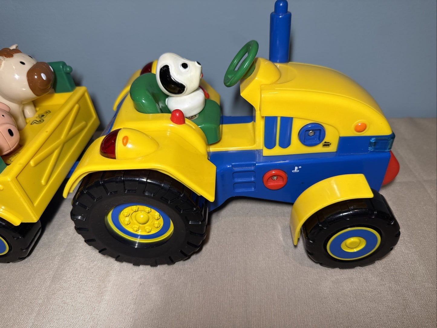 Vintage BAO Baobab Talking Farm Tractor Trailer Toy Vehicle Set - No Keys