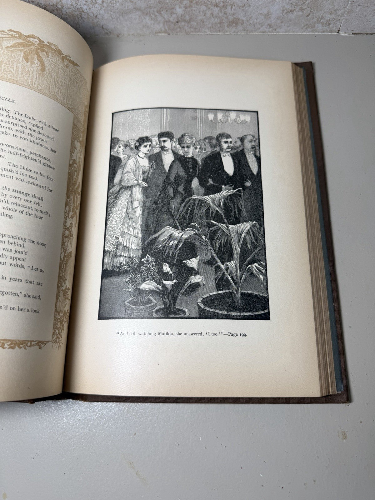 Antique 1889 Lucile Owen Meredith Illustrated Hardcover Poetry Book Stokes