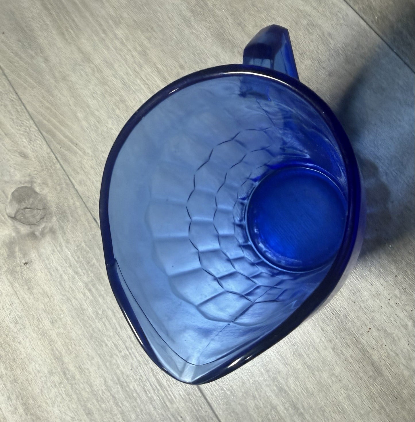 Vintage Shirley Temple Cobalt Blue  Milk Pitcher Creamer 4.5"