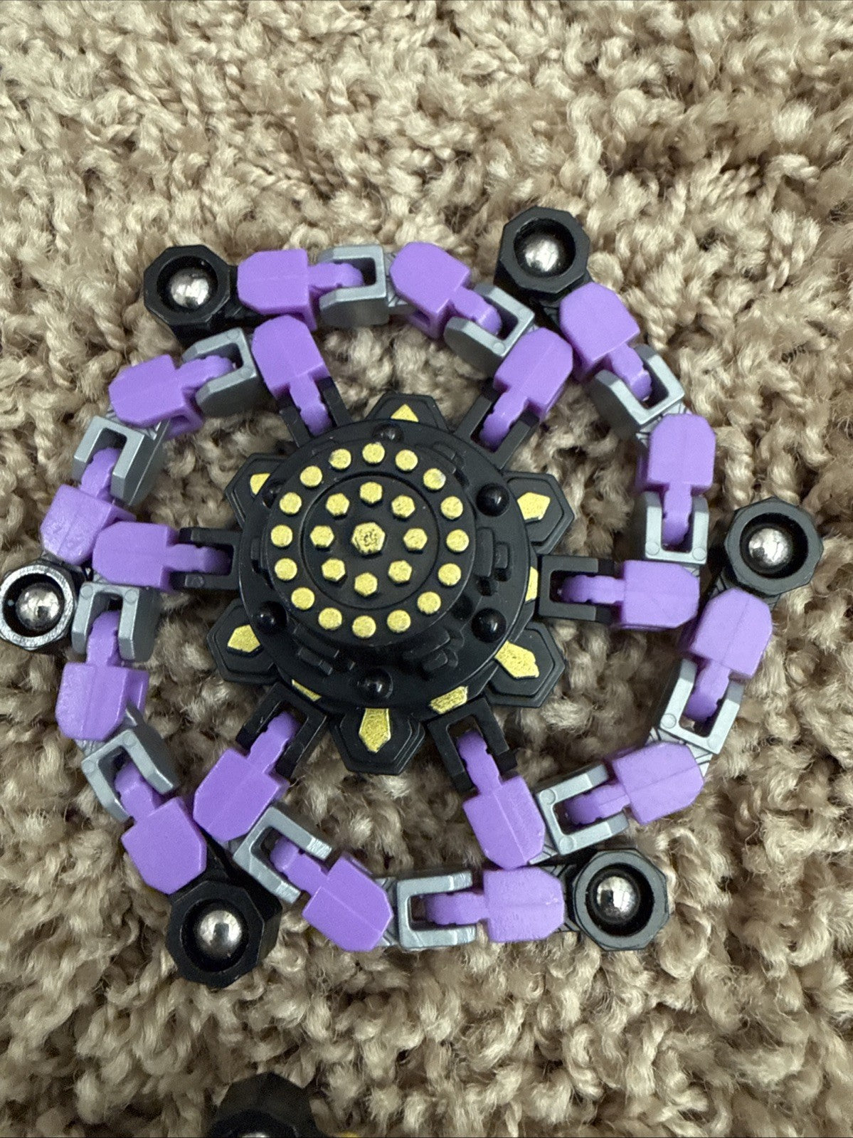 Transformable Fidget Spinner Set 4PC Sensory Stress Relief Desk Toy