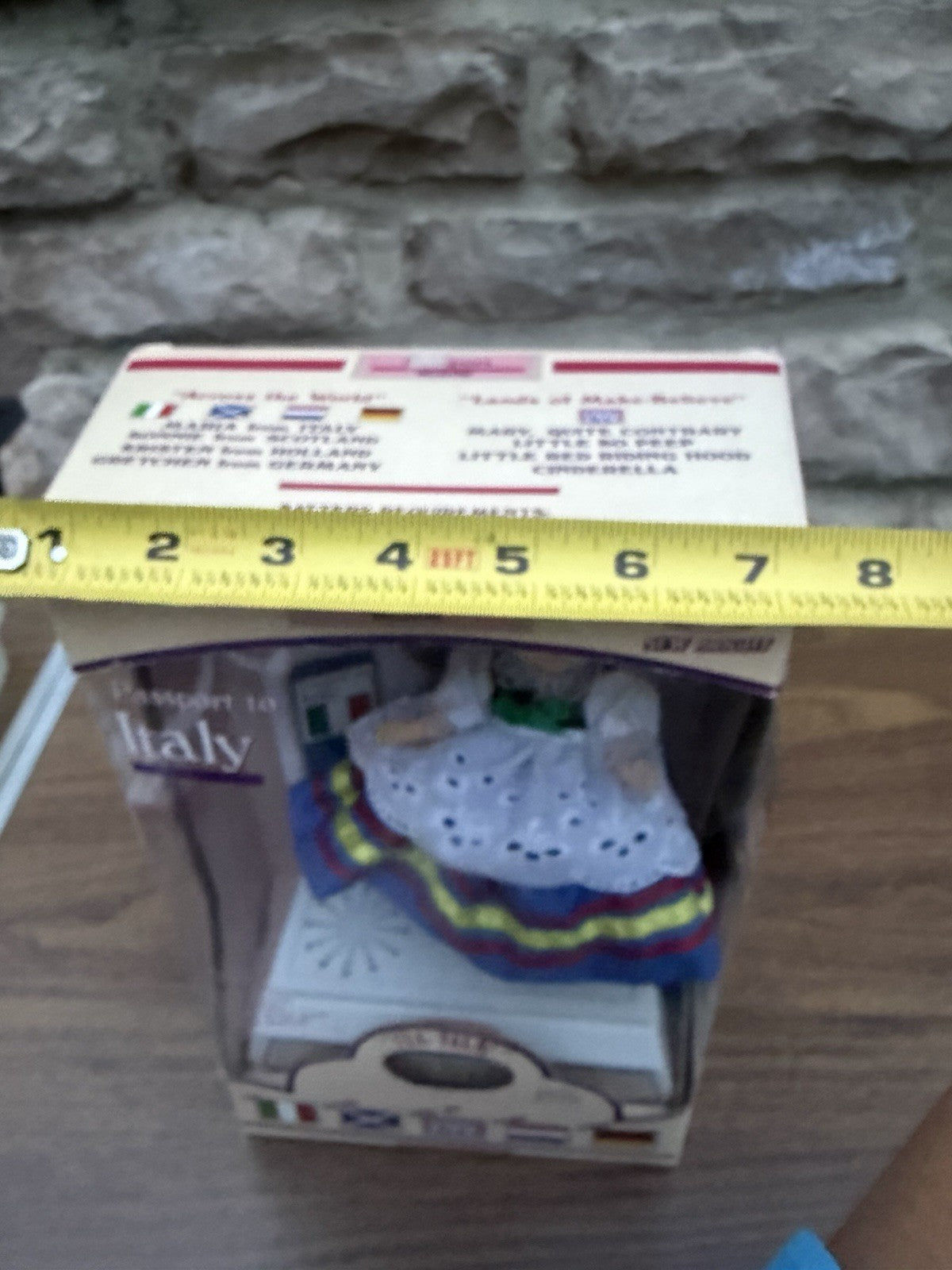 Vintage 1993 Passport To Italy Sleepy Eye Doll 7" Talking Doll Toy NEW IN BOX