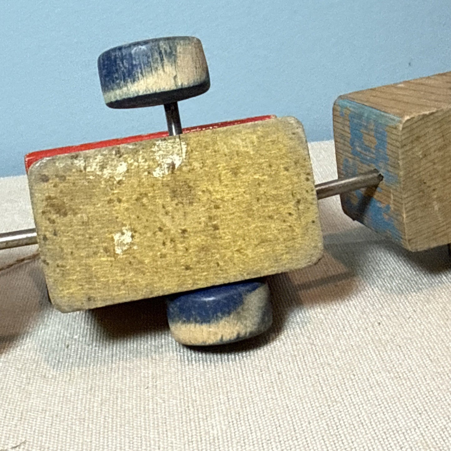 Vintage Fisher Price #215 Choo Choo Train Pull Toy 1950s Wooden Classic