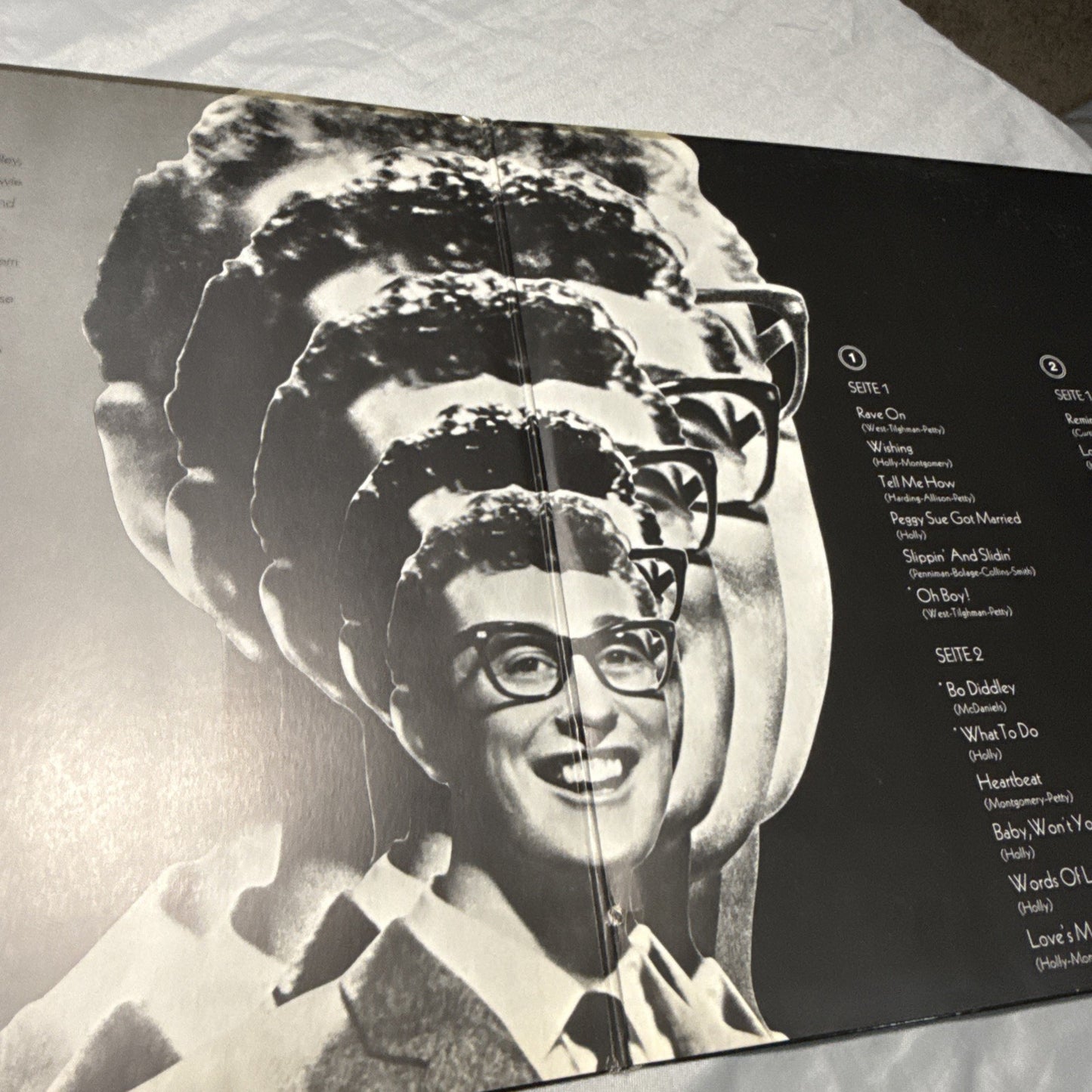 Lot 2 Vinyl Records Buddy Holly Bill Haley Rock Roll Classics
