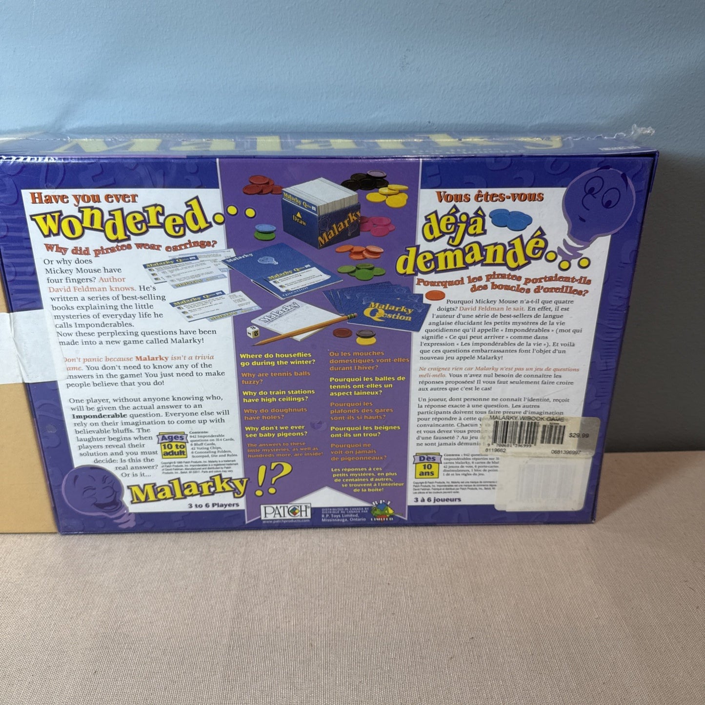 Malarky Board Game Family Party Game with Bonus Book Complete Brand New Sealed
