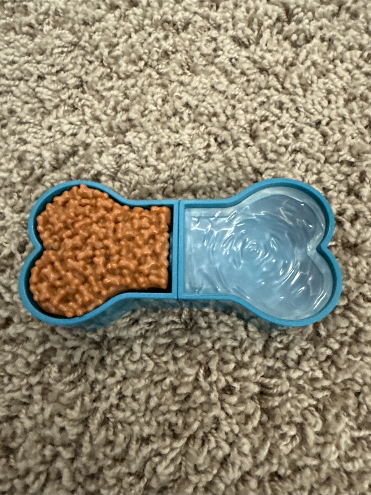 Battat Our Generation Replacement Heart Shaped Dog Bowl Paw Paradise Blue
