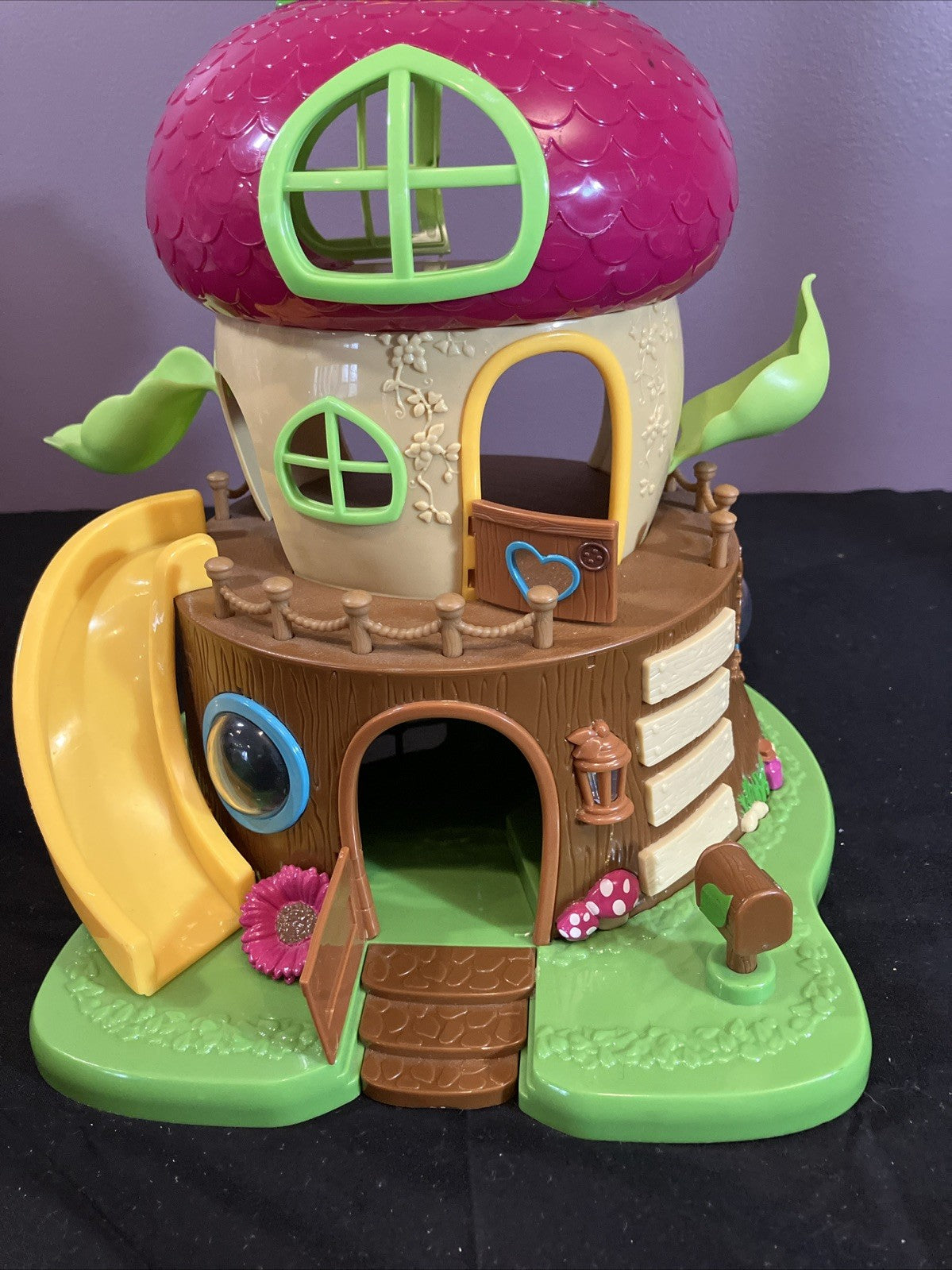 Li’l Woodzeez Acorn Treehouse Playset Toy House Preowned INCOMPLETE