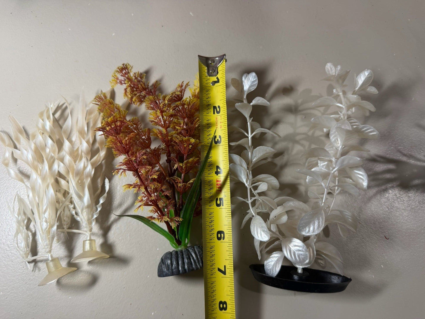 Large Artificial Aquarium Plants Collection Mixed Colors Fish Tank Decor Lot