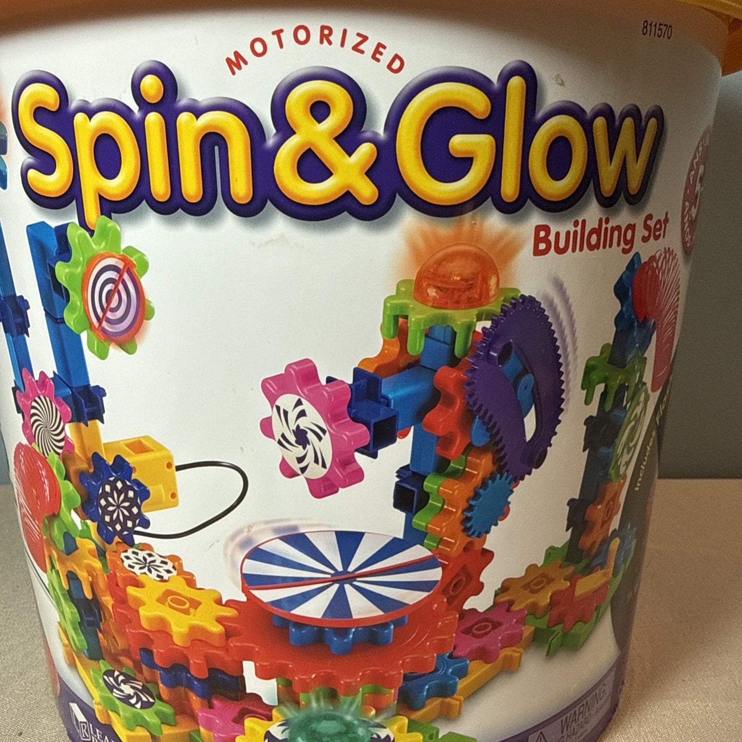 Gears Gears Gears Spin n Glow Learning Resources Motorized Play Set Complete