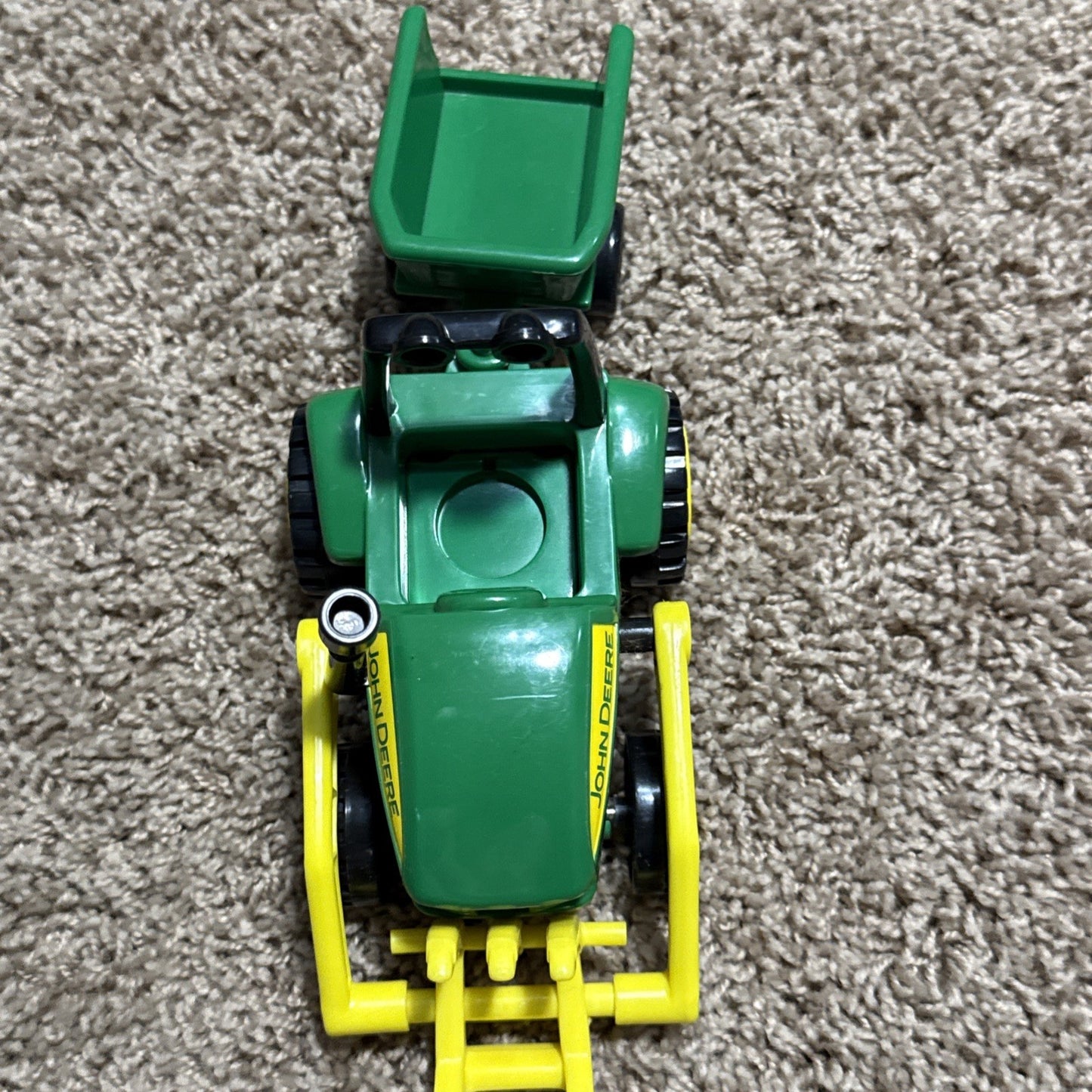 2010 John Deere RC2 Tractor with Tiller Thrasher and Driver Farm Toy Set