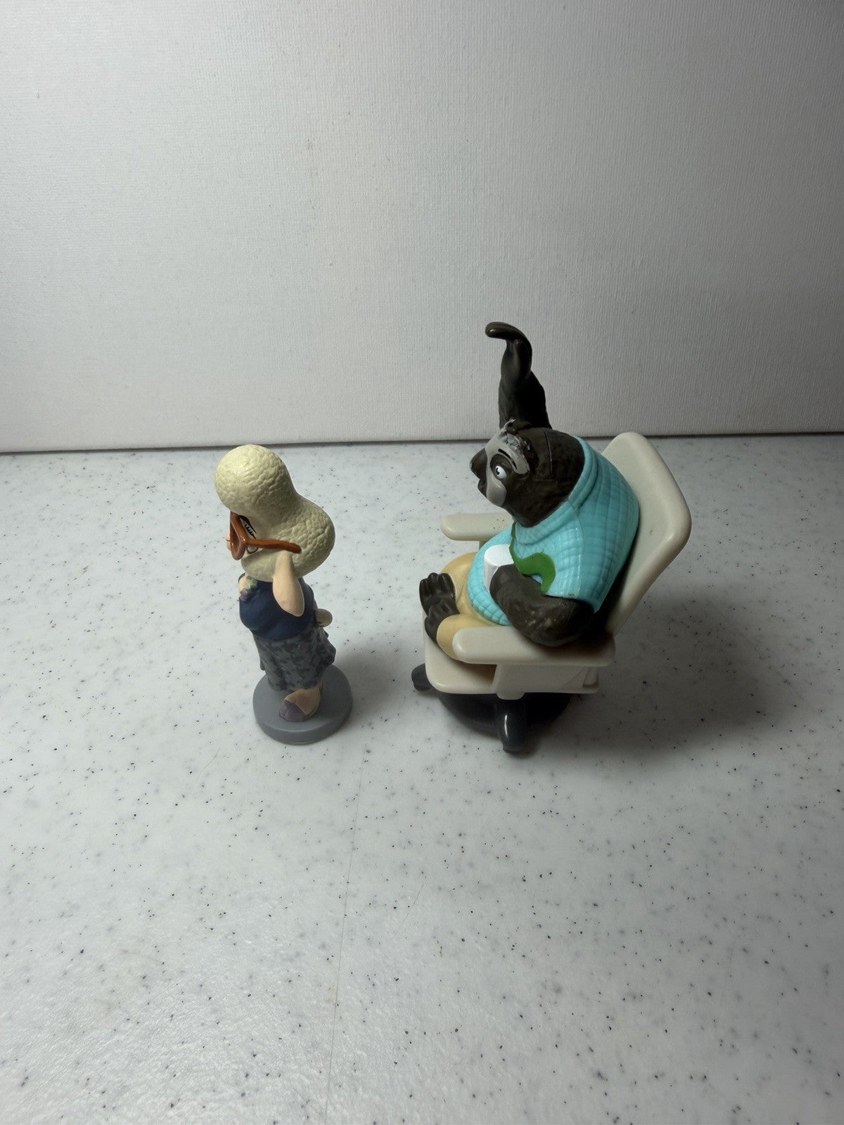 Disney Zootopia Figure Lot Flash Sloth Bellwether McDonalds Office Chair Toys