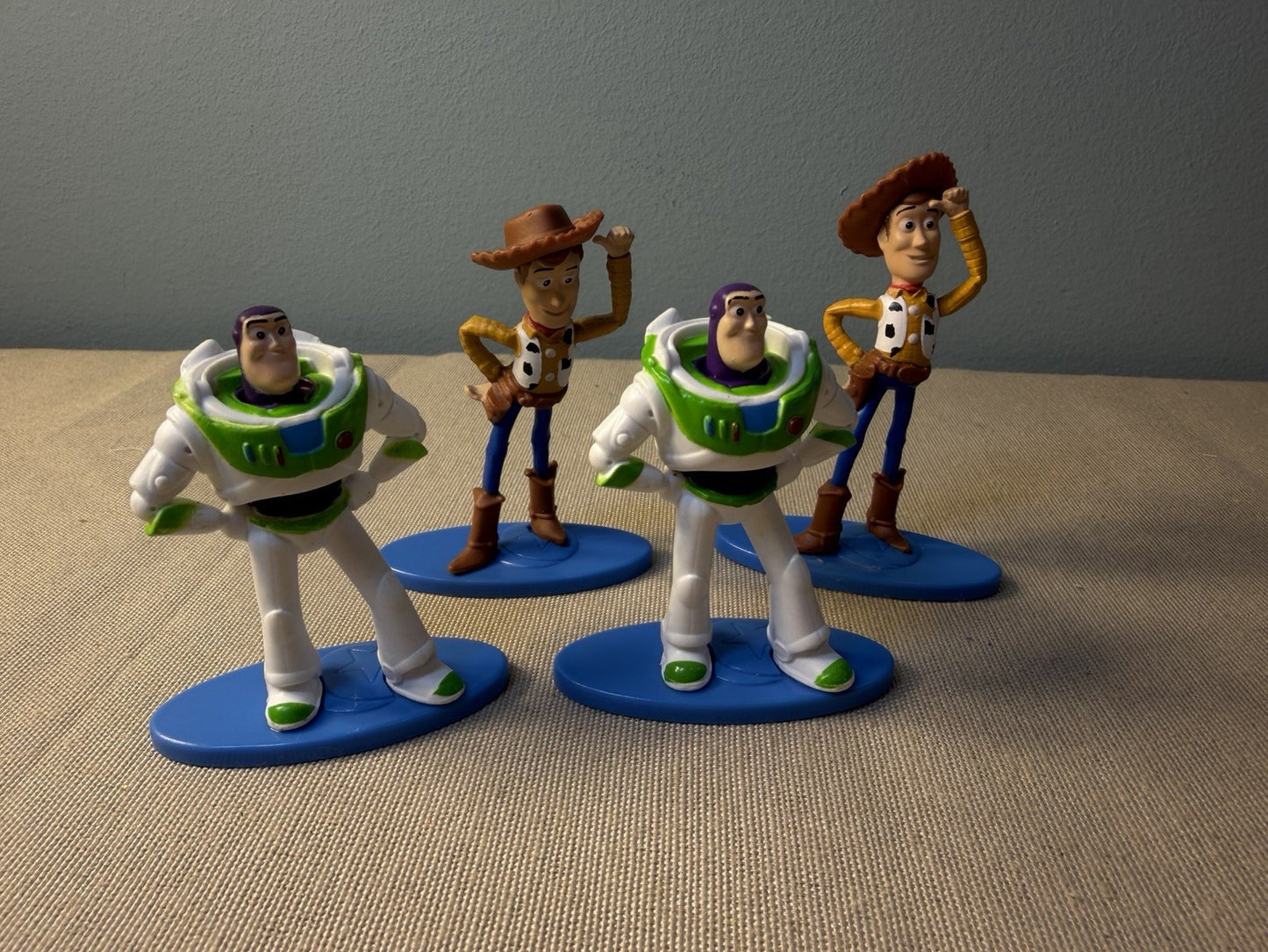 Toy Story Figures Comic Book Buzz Woody Forky Rex Bullseye Cards Toy Lot Disney