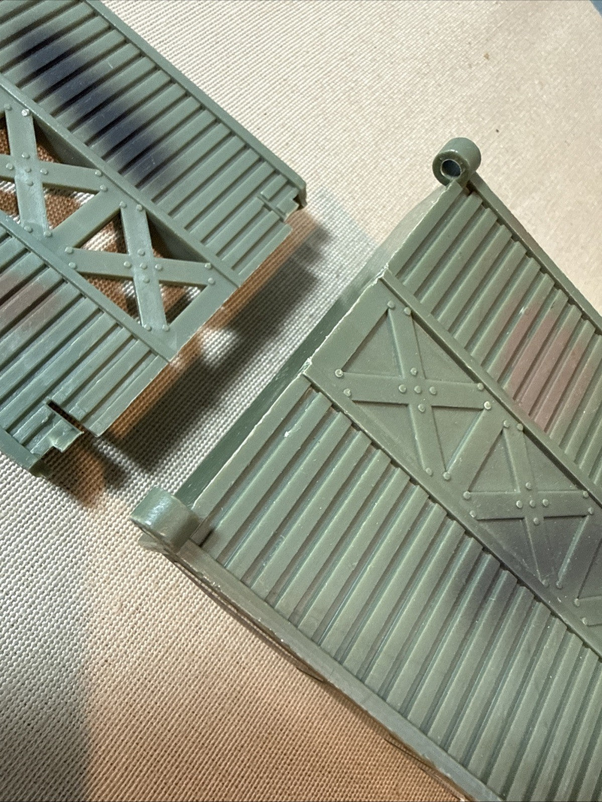 Vintage 1998 Boley Combat Zone Military Replacement Parts Lot Folding Bridge
