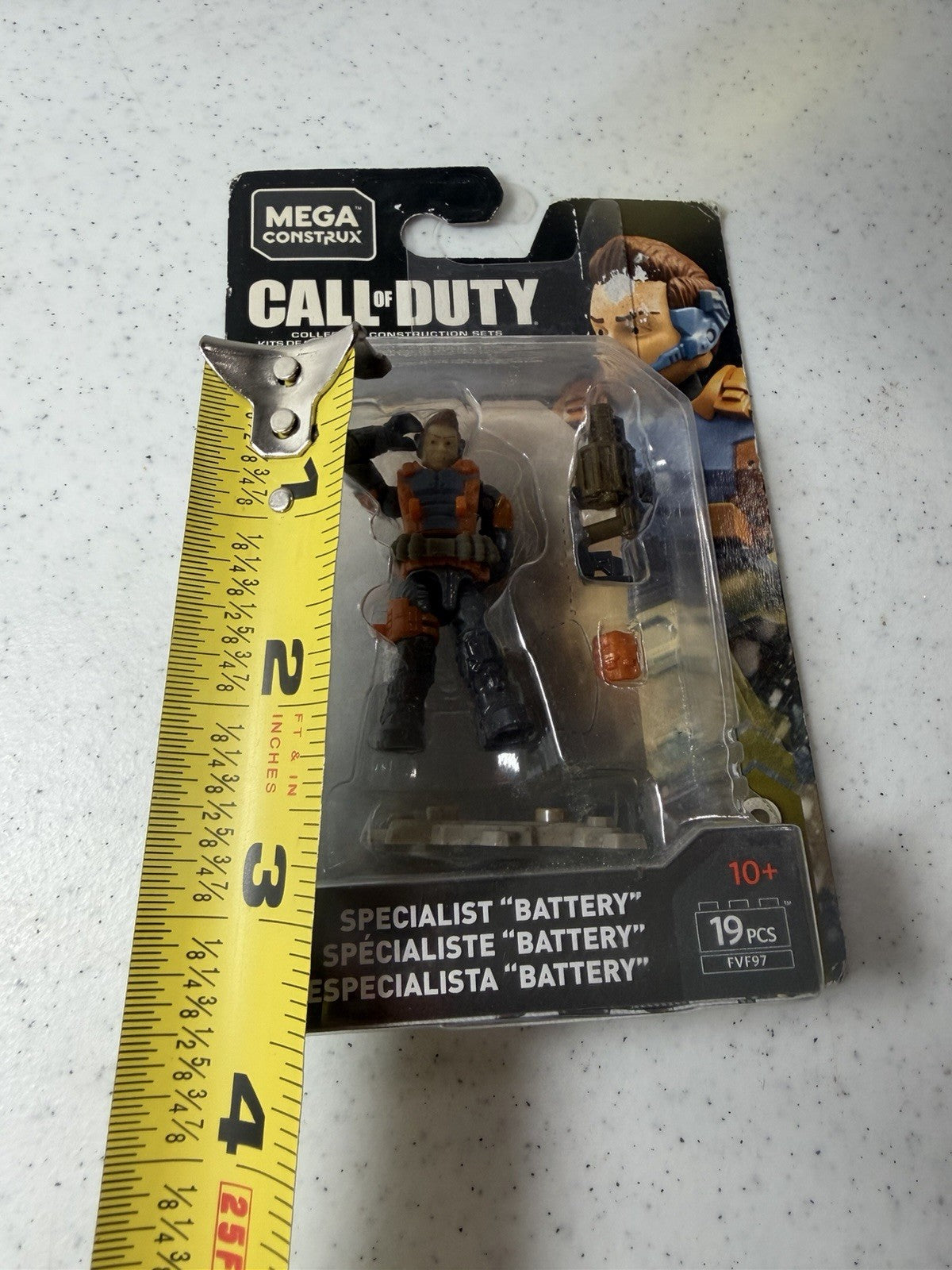 Mega Construx Call of Duty 4 Figure Lot 2 New Specialist Battery  2 Loose