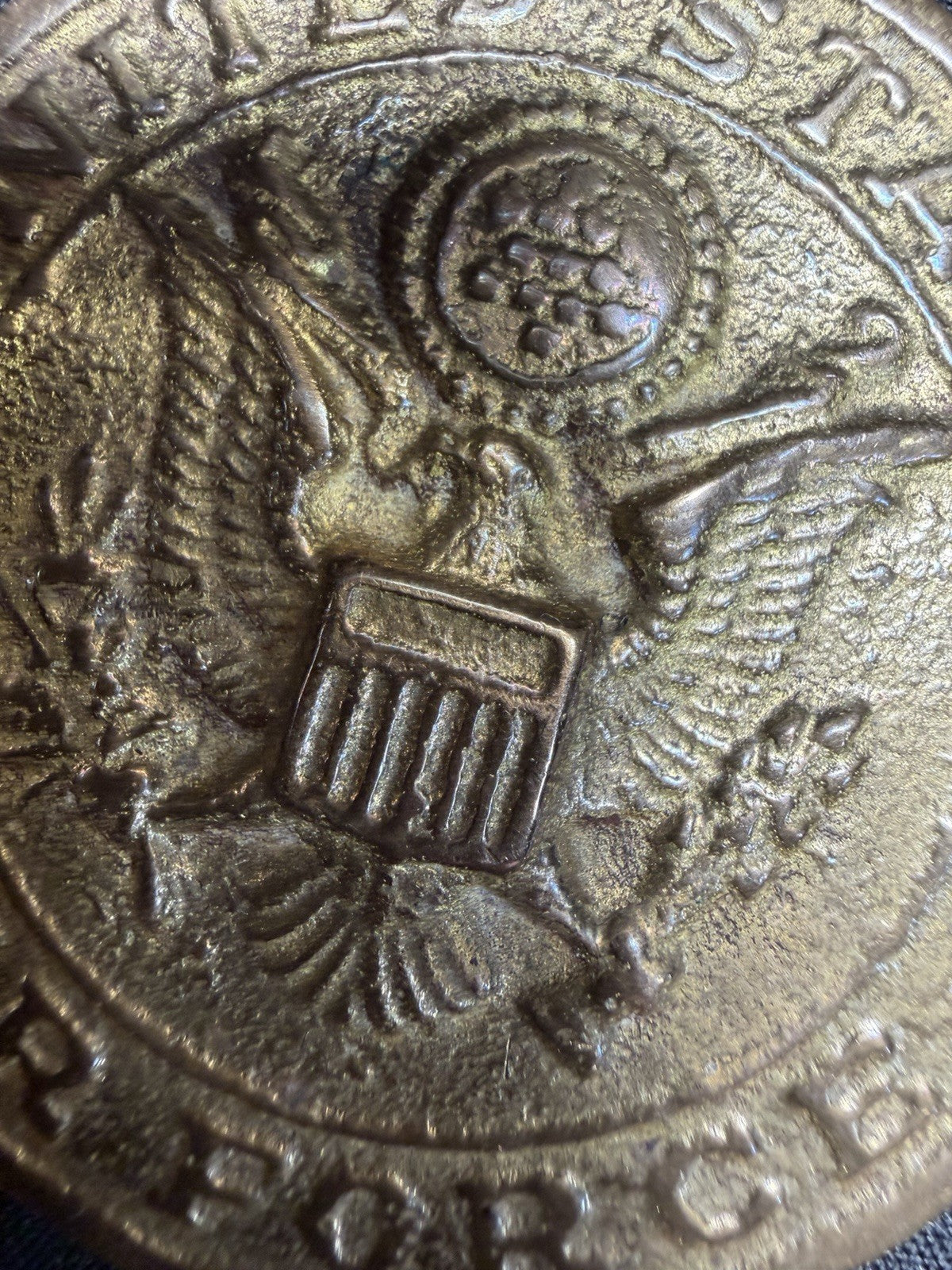 Collectible United States Air Force Brass Medallion Military Challenge Coin 2”