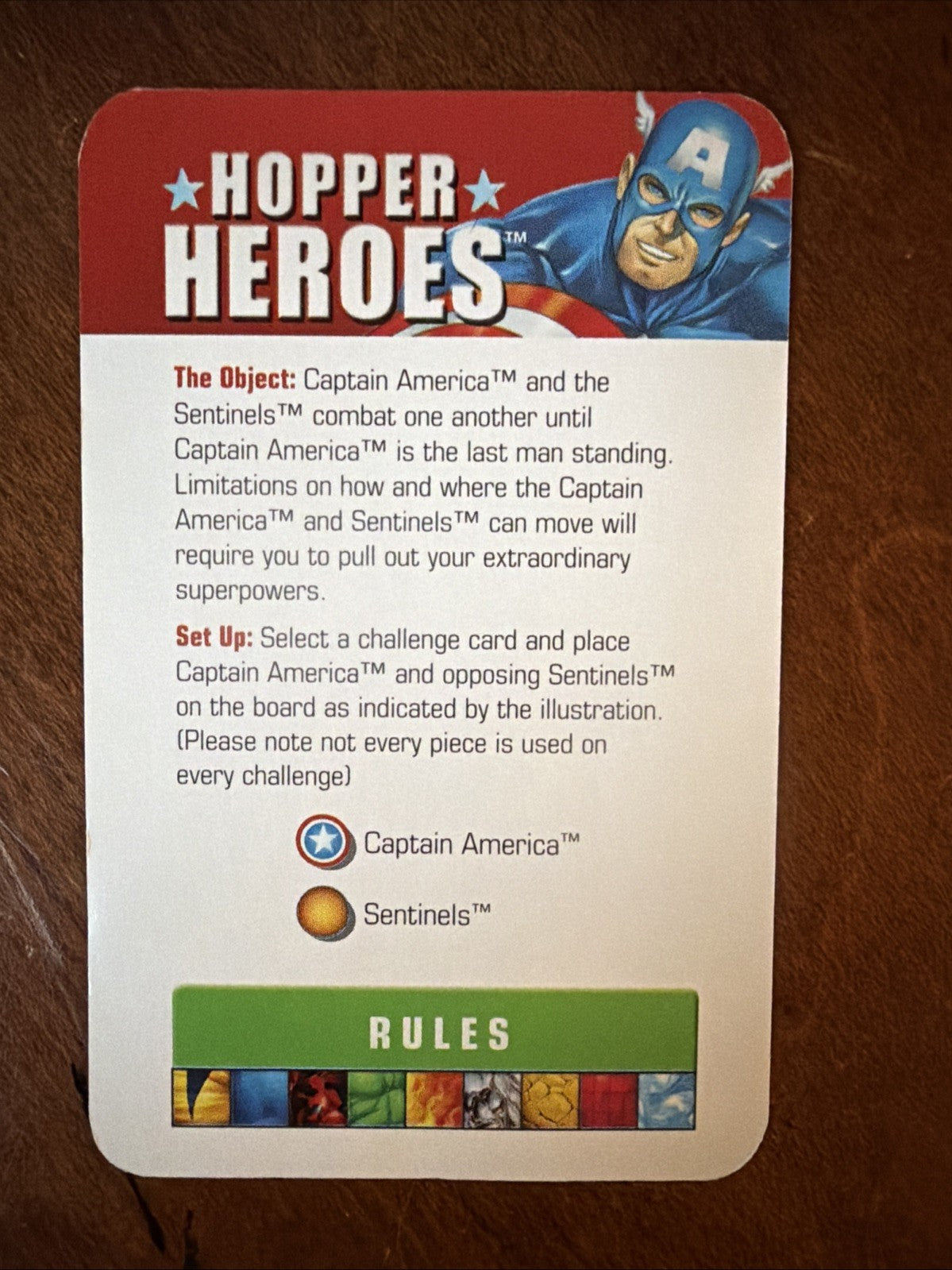 Marvel Heroes Hopper Heroes Game ThinkFun Captain America 3 Levels