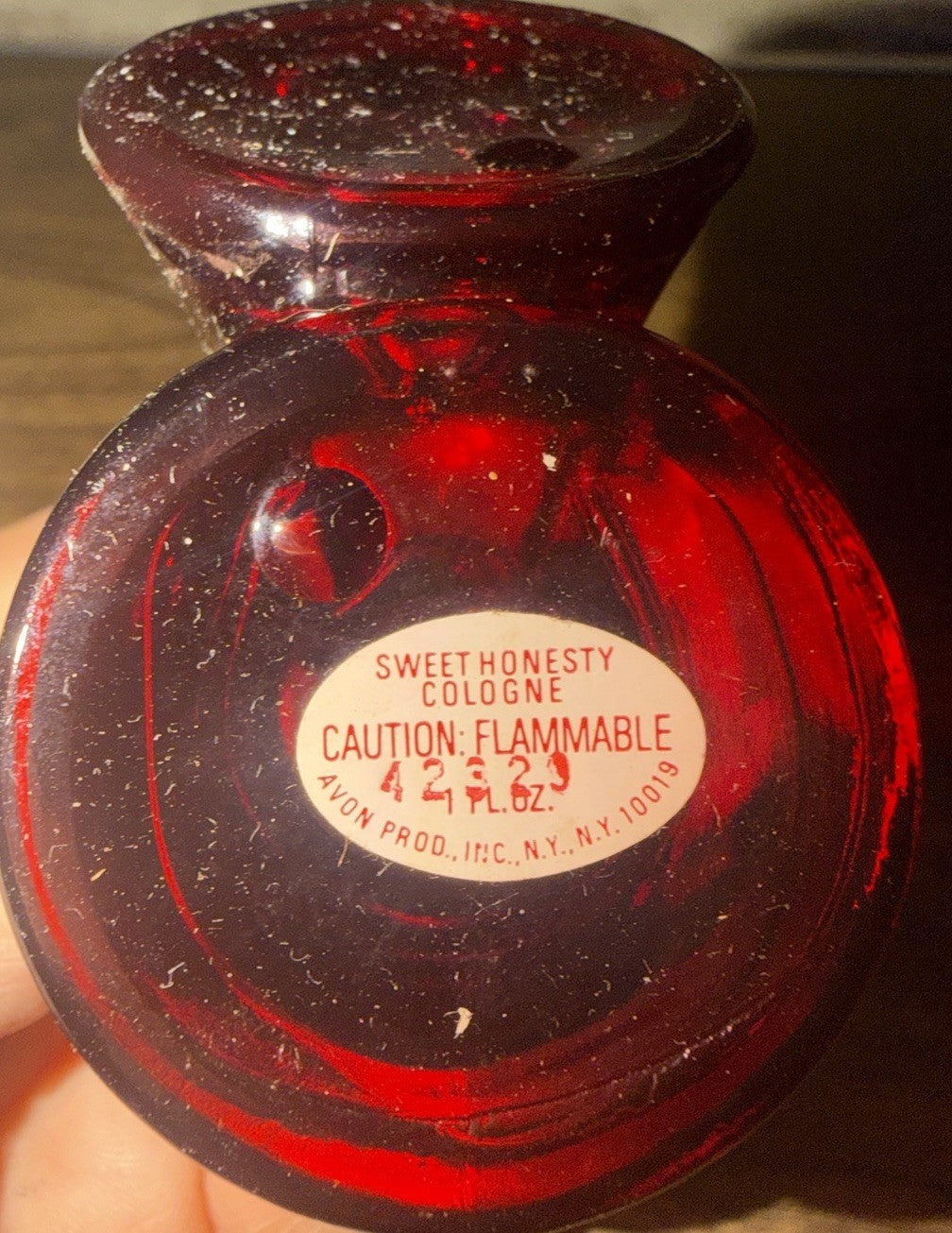 Vintage Avon Christmas Bells Topaz Cologne 1974 Full Bottle